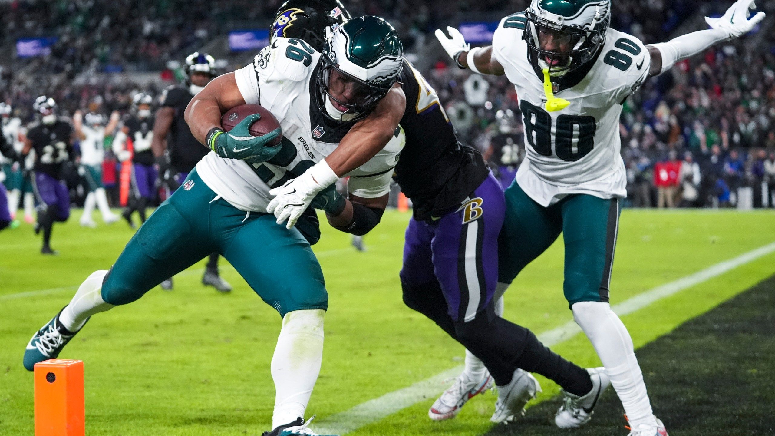 2560x1440 Philadelphia Defense, Tucker's Misses Help The Eagles To A 24 19 Win In Their Showdown With Ravens