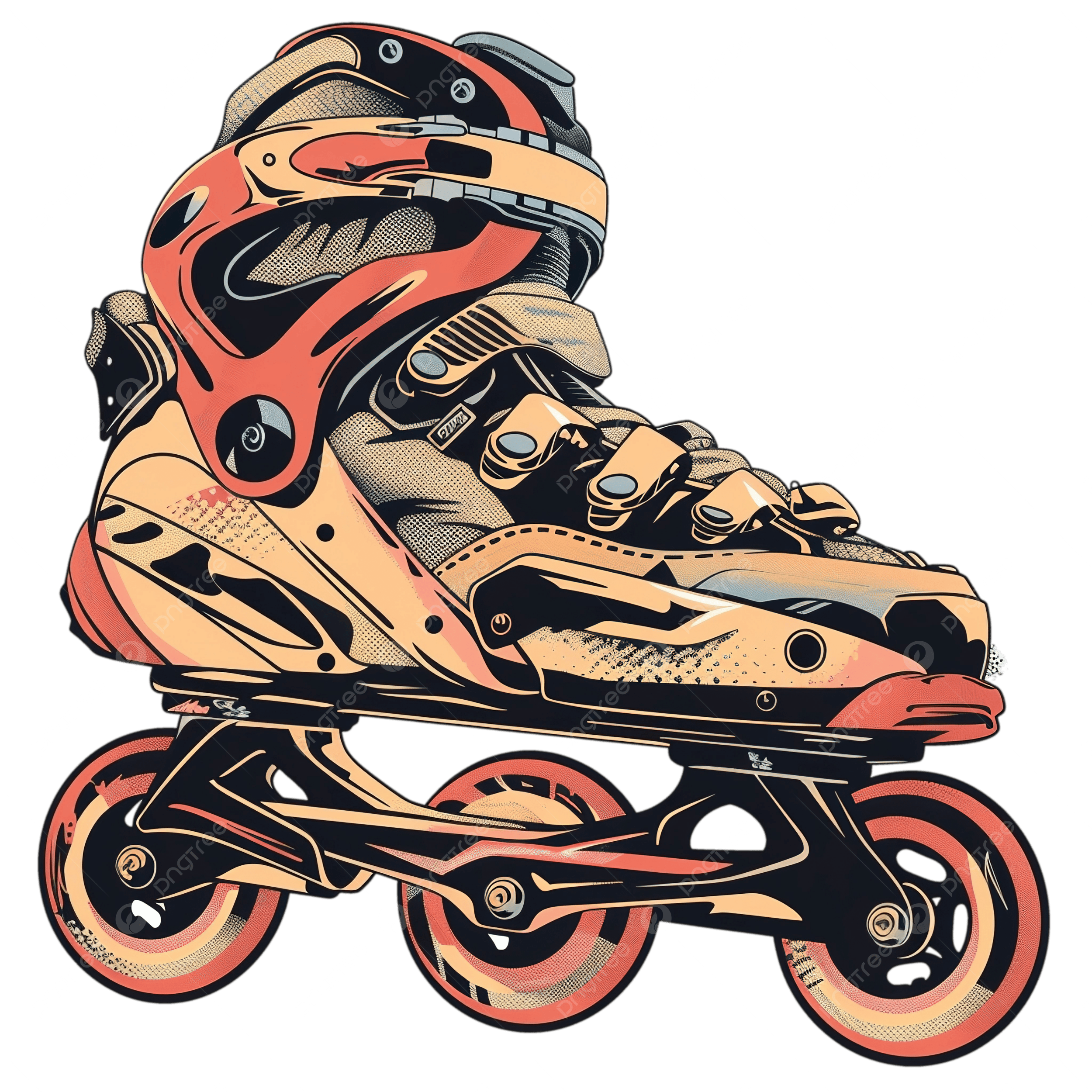 2500x2500 Free Unique Rollerblade, Rollerblade, Roller Skates, Skateboard PNG Transparent Image and Clipart for Free Download