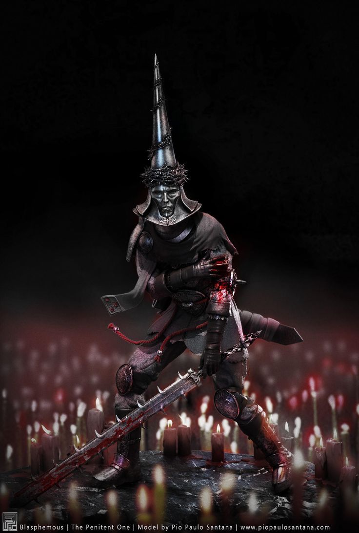 736x1091 Model of the Penitent One