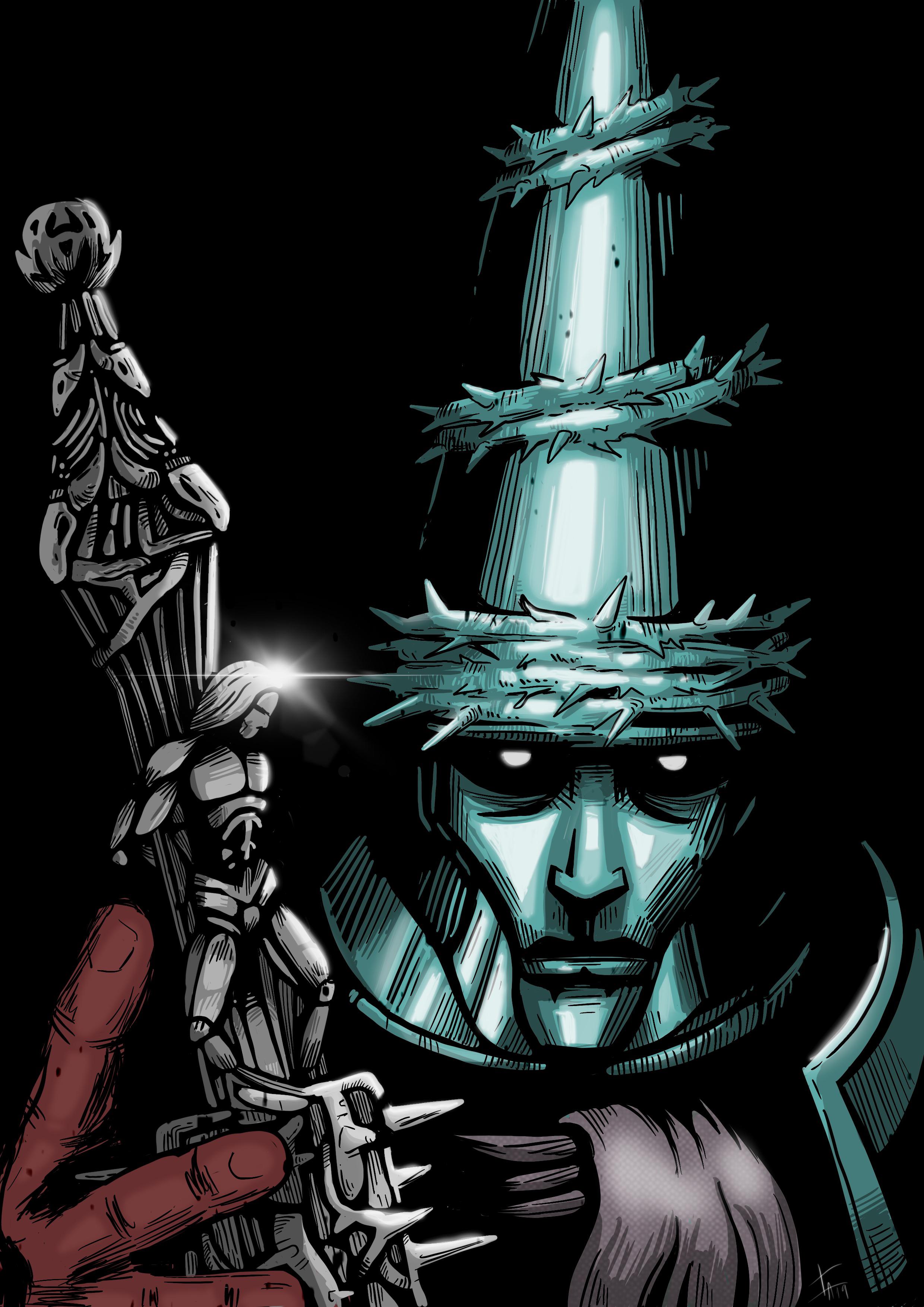 2480x3508 A Close Up Of The Penitent One I Drew Some Time Ago