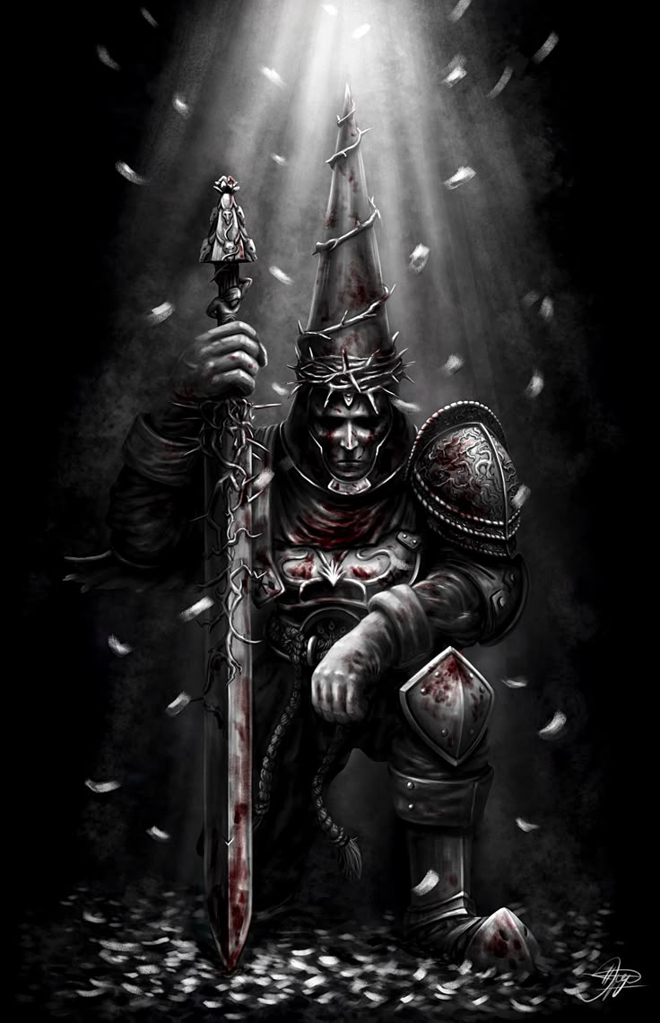 736x1140 Penitent One B W & Blood