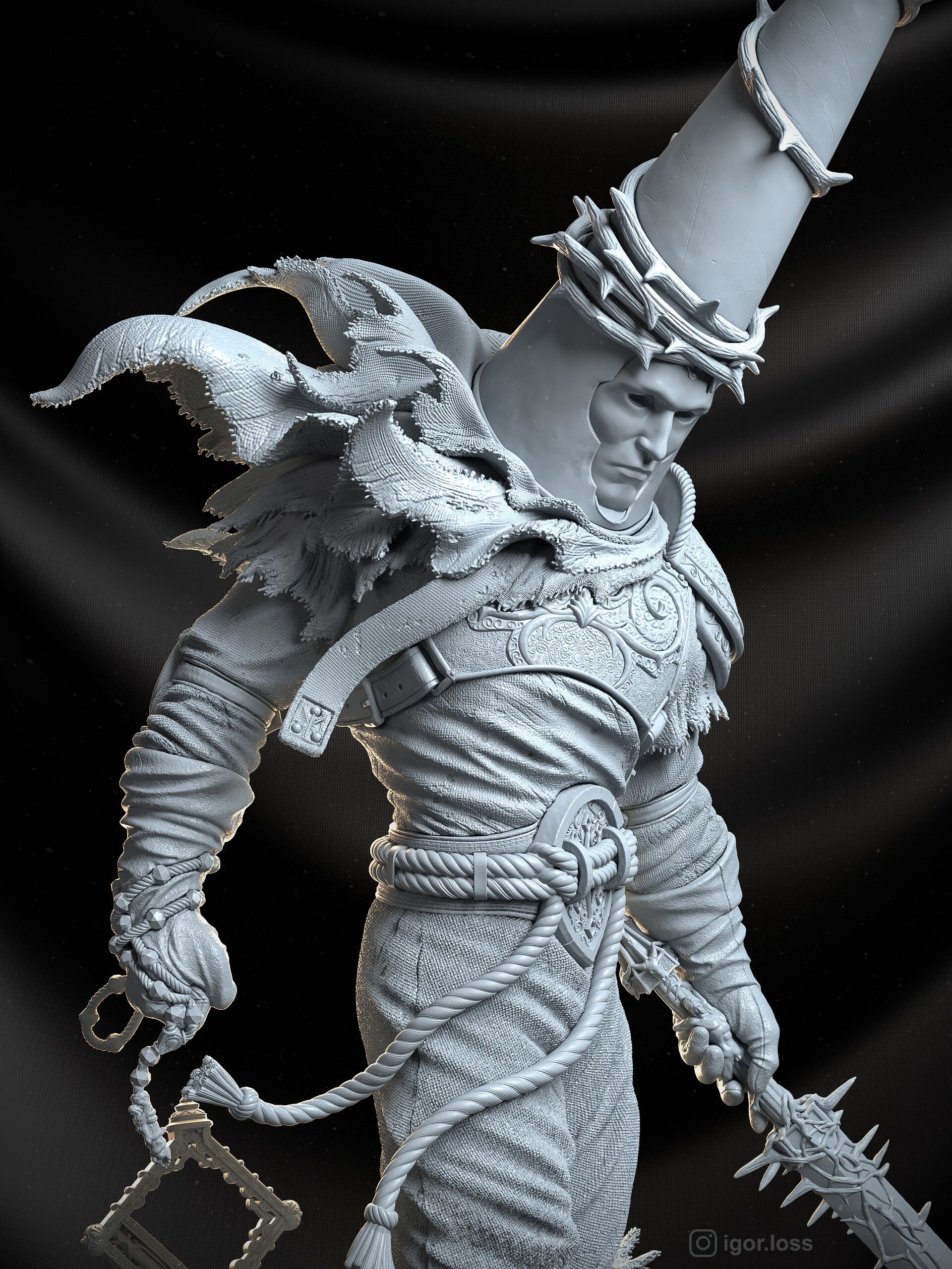 1920x2560 Igor Loss Costa One Statue