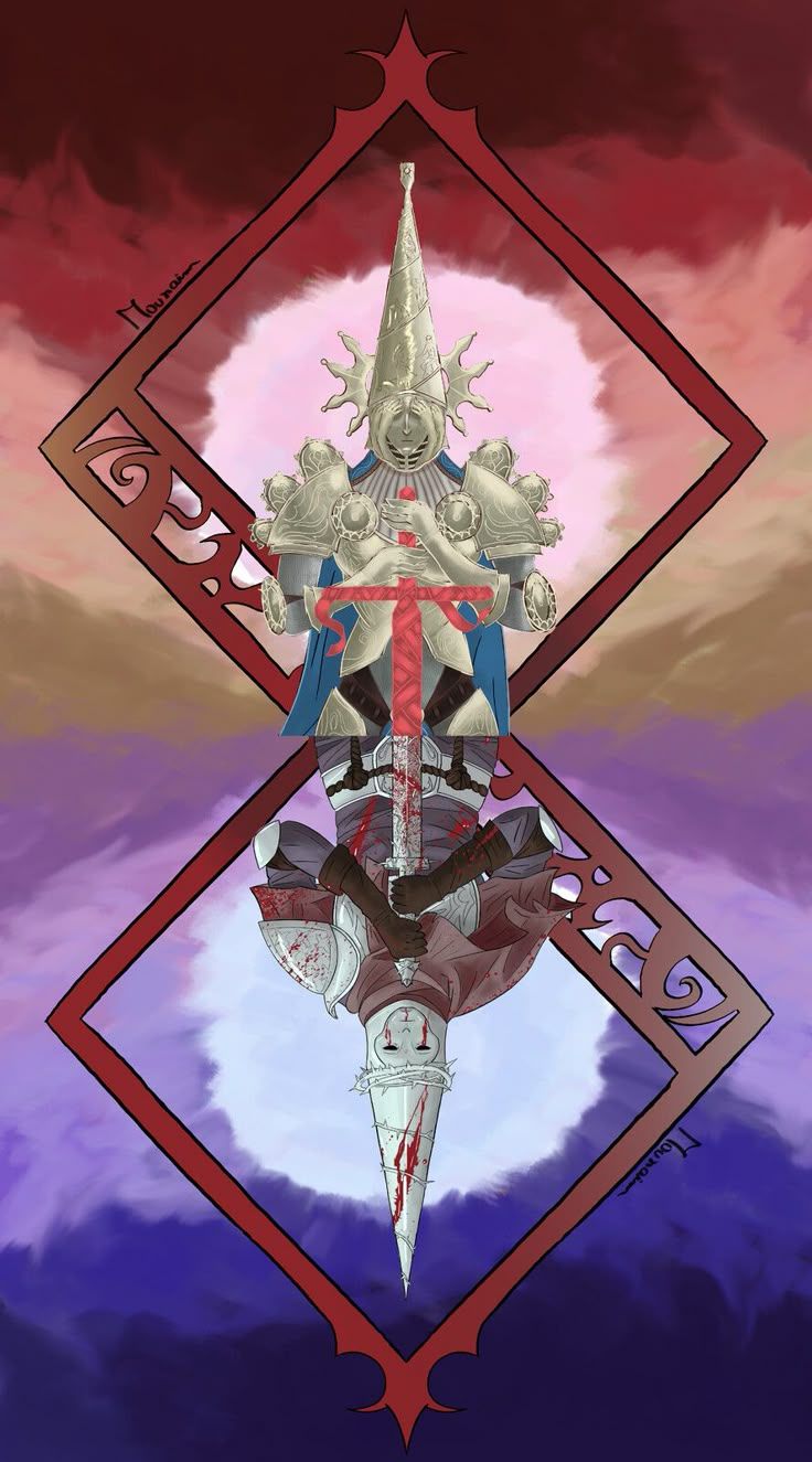 736x1325 Penitent & Crisanta, Mounaim. Knight penitent, Penitent one tattoo, The penitent one cosplay