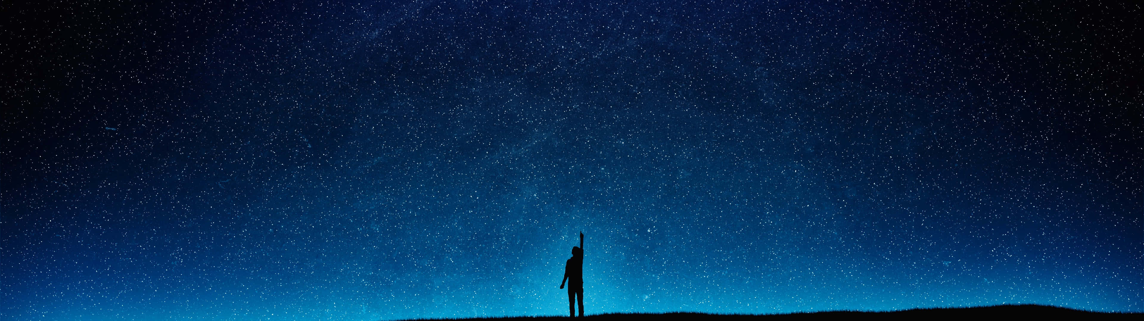 3840x1080 Download 3840X1080 Minimalist Blue Picture