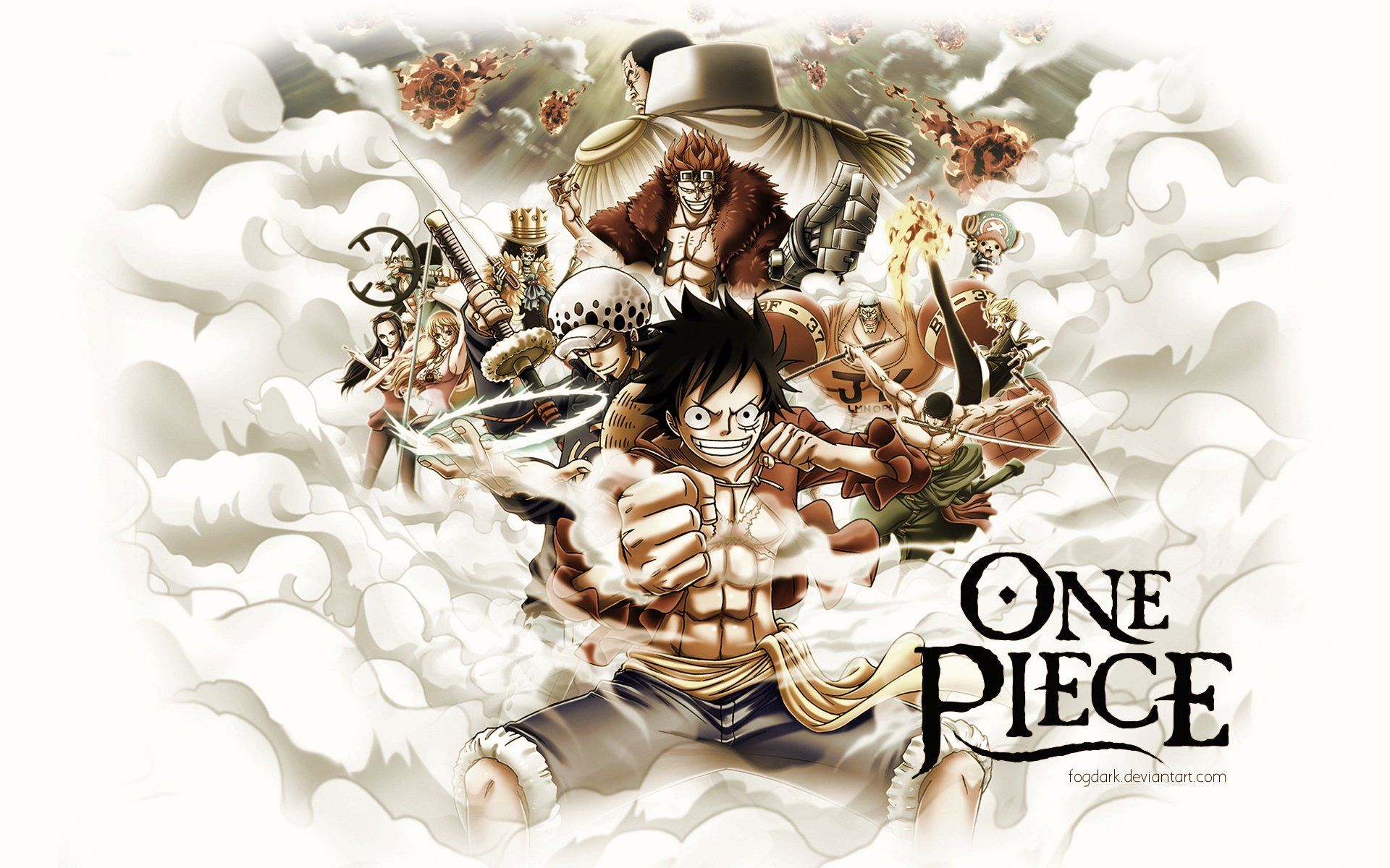 1920x1200 One Piece Crew HD Wallpaperx1200