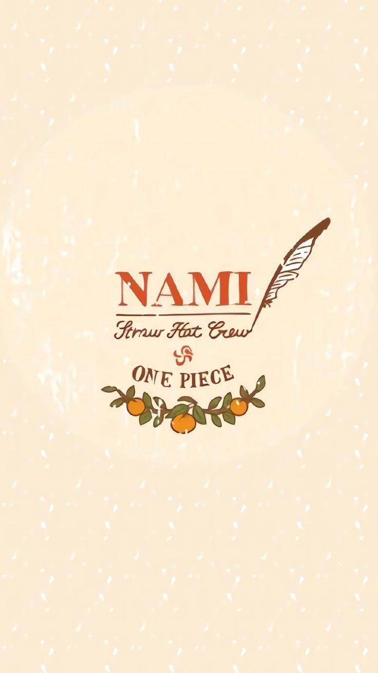 736x1310 Nami One Piece Aesthetic Wallpaper. Subtle one piece wallpaper, Orange one piece wallpaper, One piece