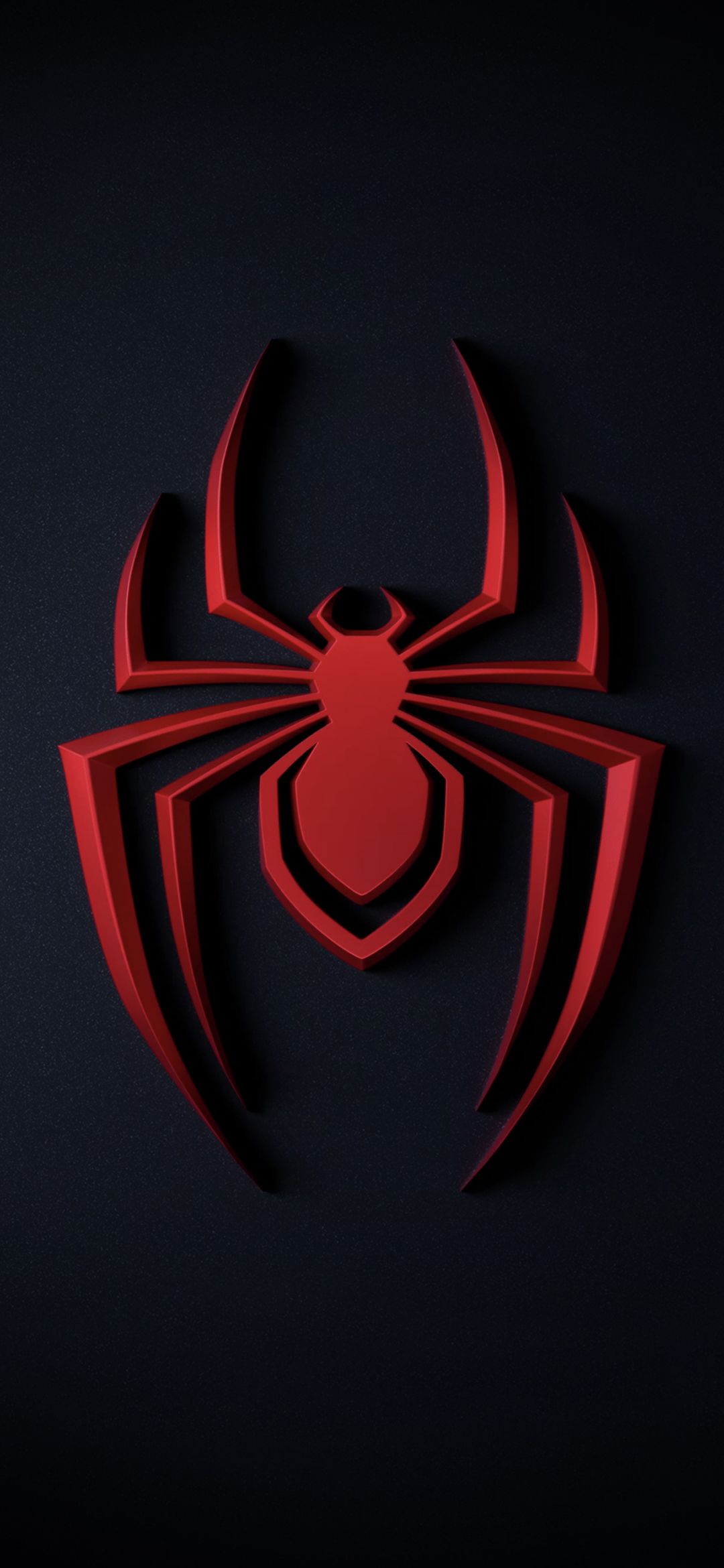 1080x2340 Spider Man: Miles Morales Logo Wallpaper With Monocle
