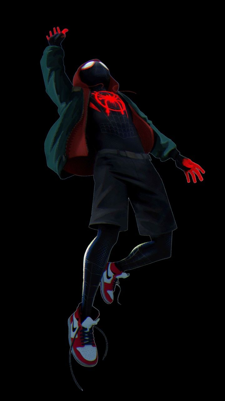 720x1280 Spider Man Into The Spider Verse Black 4K UHD Wallpaper For UltraHD Desktop And TV : Widescreen And UltraWide Display : Smartphone And Tablet Devices