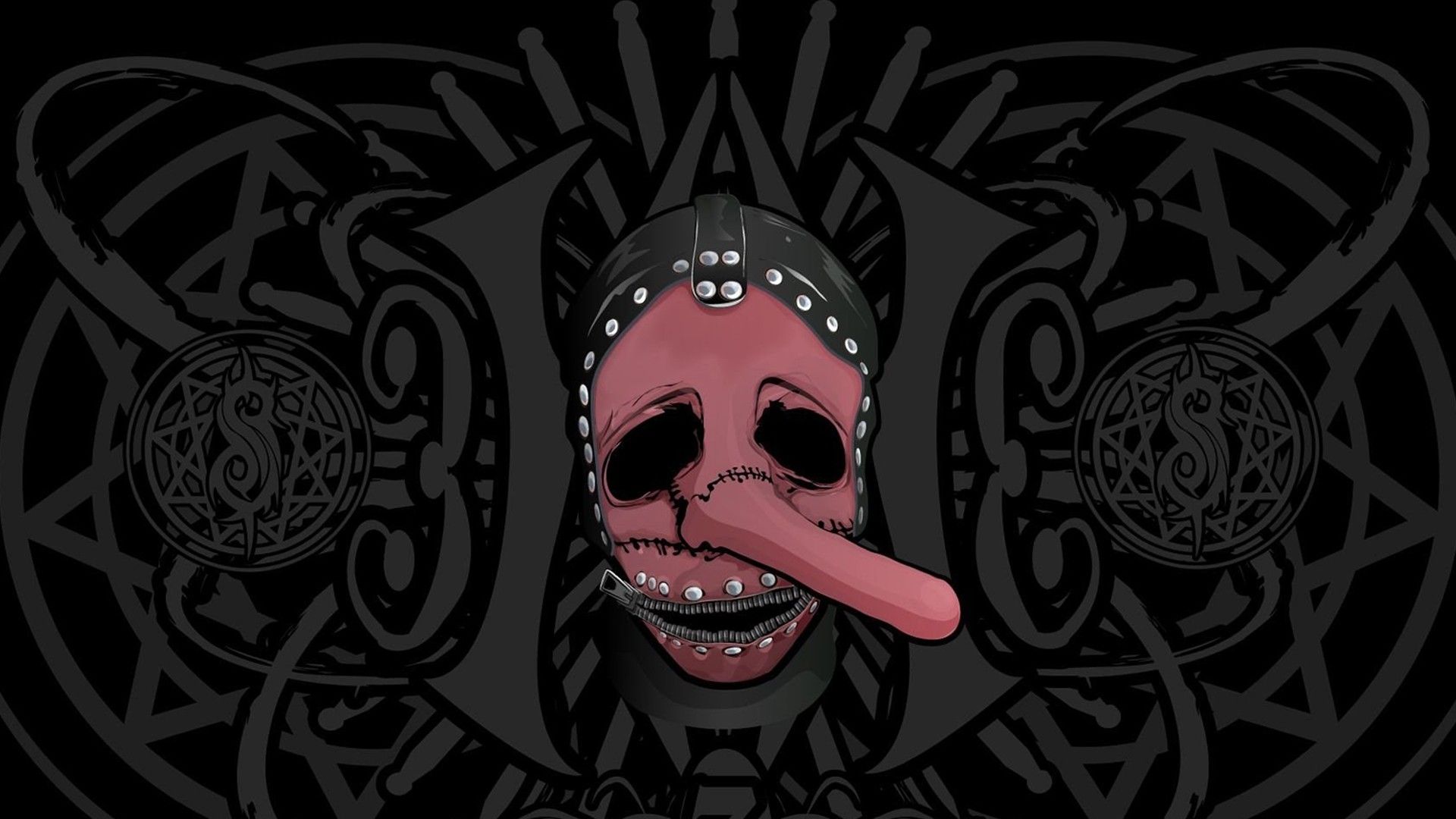 1920x1080 Chris Fehn Slipknot HD Music Wallpaper