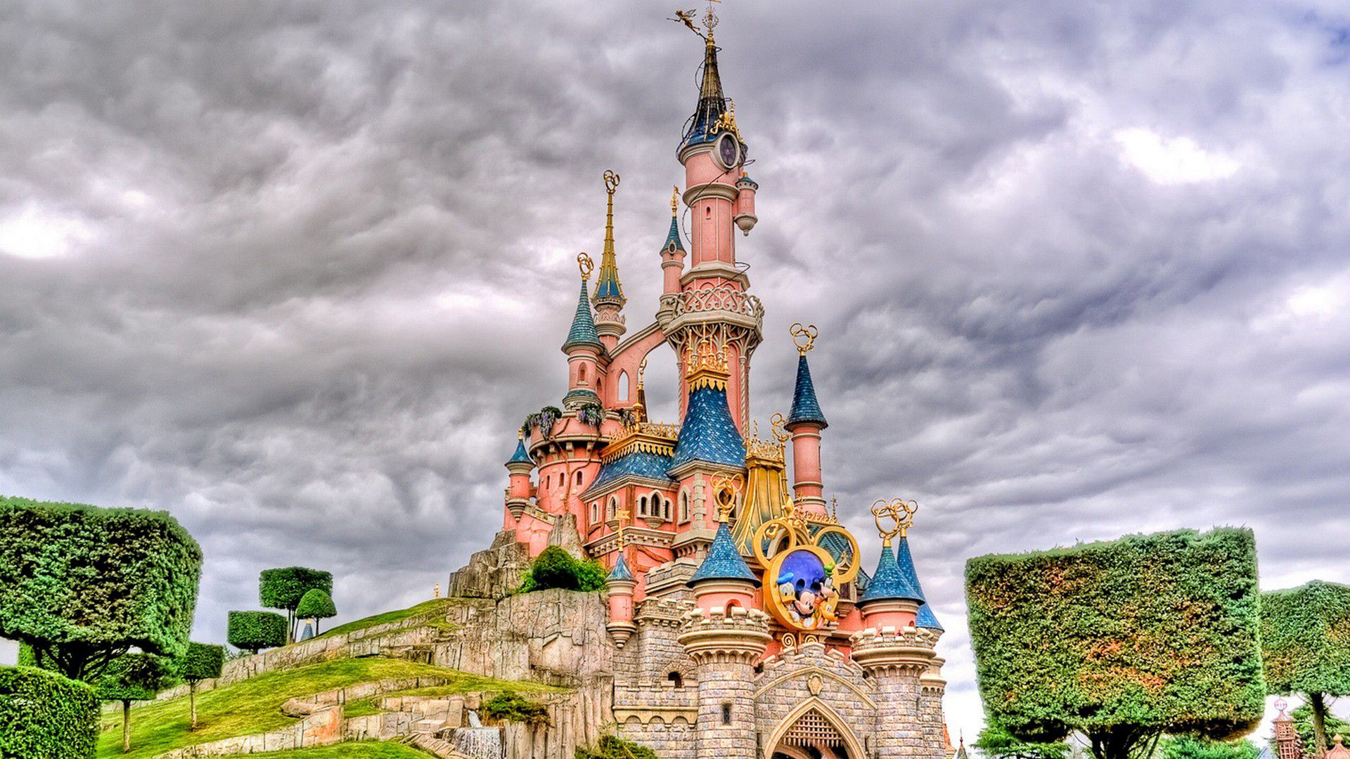 1920x1080 Sleeping Beauty Castle Of Disneyland Park In Anaheim United States HD Travel Wallpaper