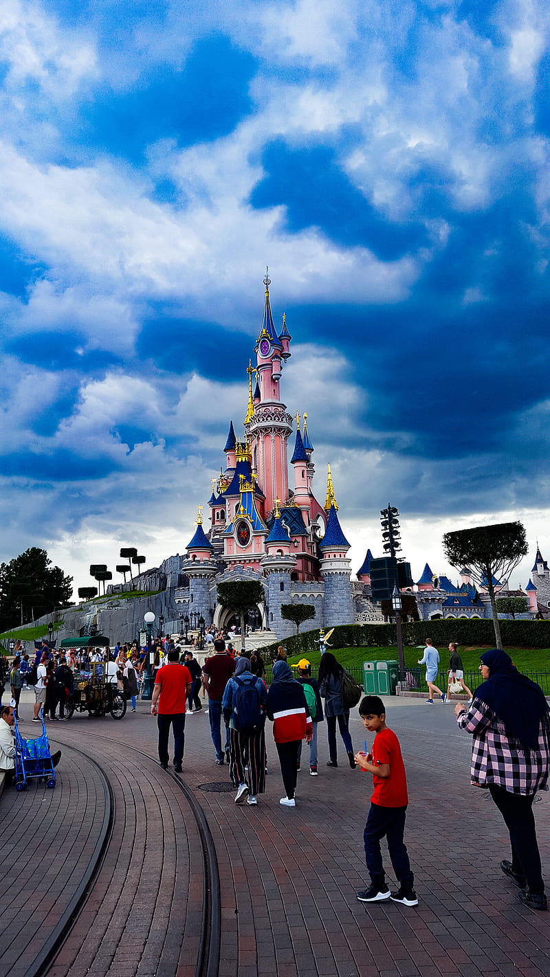 800x1422 Disneyland Paris, disney, mickey, park, kids, fun, france, HD phone wallpaper