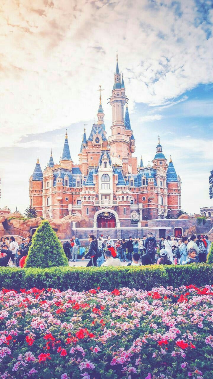 720x1280 disney #disneyland #wallpaper. Shanghai disneyland wallpaper 4k, Disney castle wallpaper 4k, Disney world castle