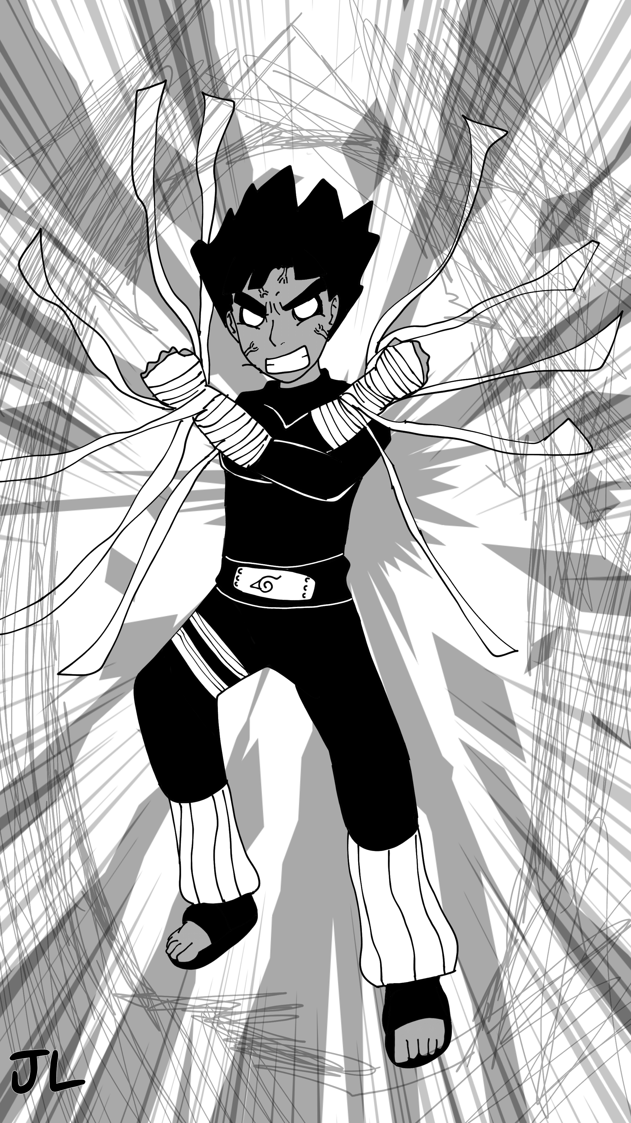 2160x3840 Rock Lee By Swag Boss9k On Newgrounds