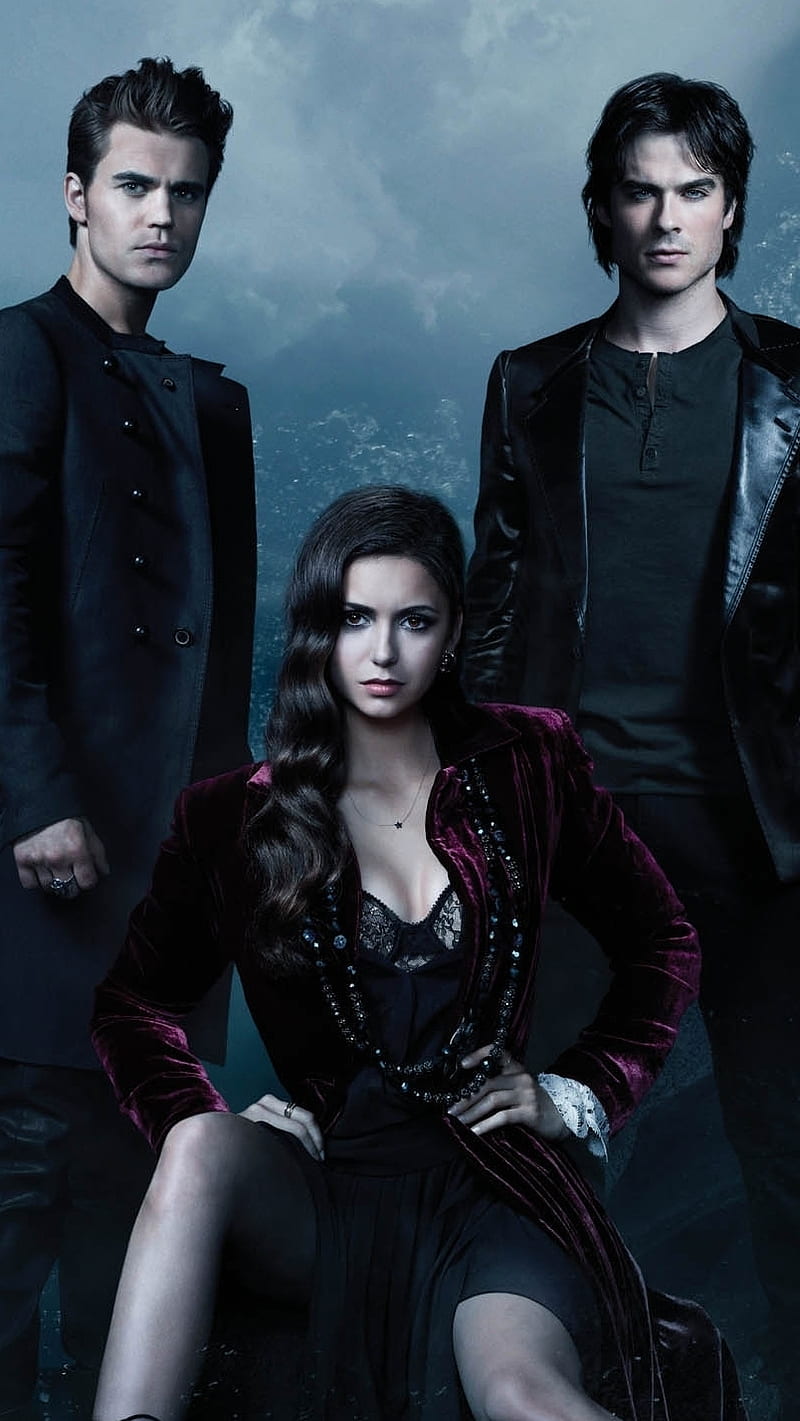 800x1421 Vampire Diaries, catherine, damon, elena, stefan, HD phone wallpaper