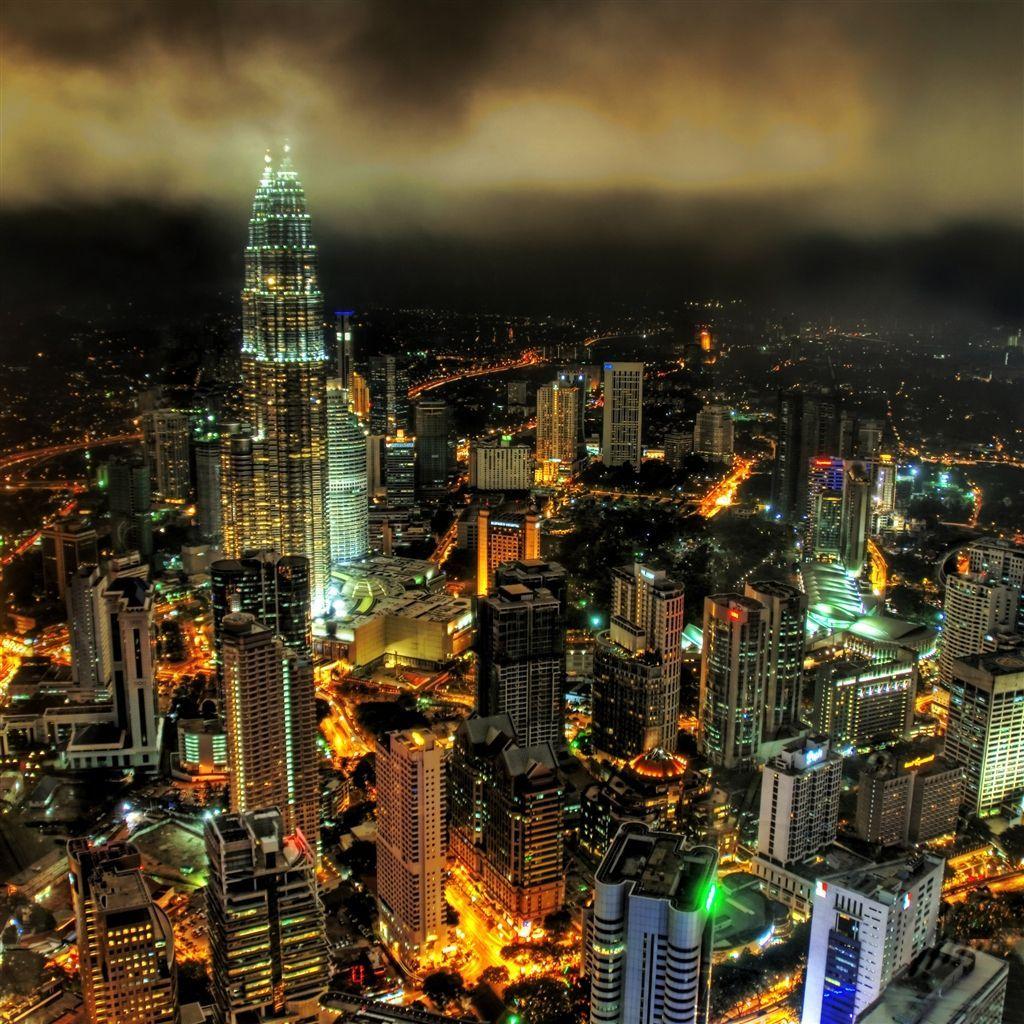 1024x1024 Stuck In Customs Kuala Lumpur Night IPad Air Wallpaper Download. IPhone Wallpaper, IPad Wallpaper One Stop Downl. Dubai City, City Photography, Urban Landscape