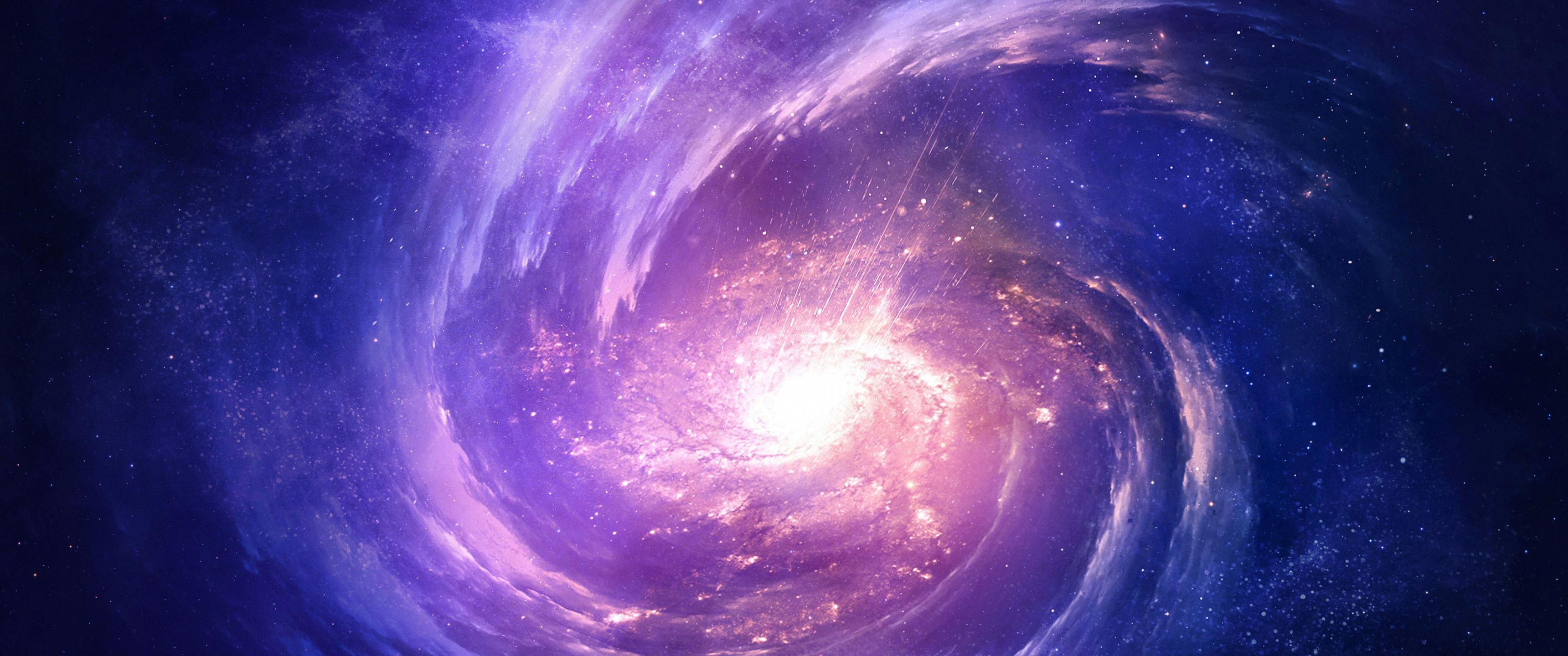 3440x1440 Deep Space Purple Space Art UltraWide Quad HD 1440P , HD 4k Wallpaper, Image, Background, Photos and Picture