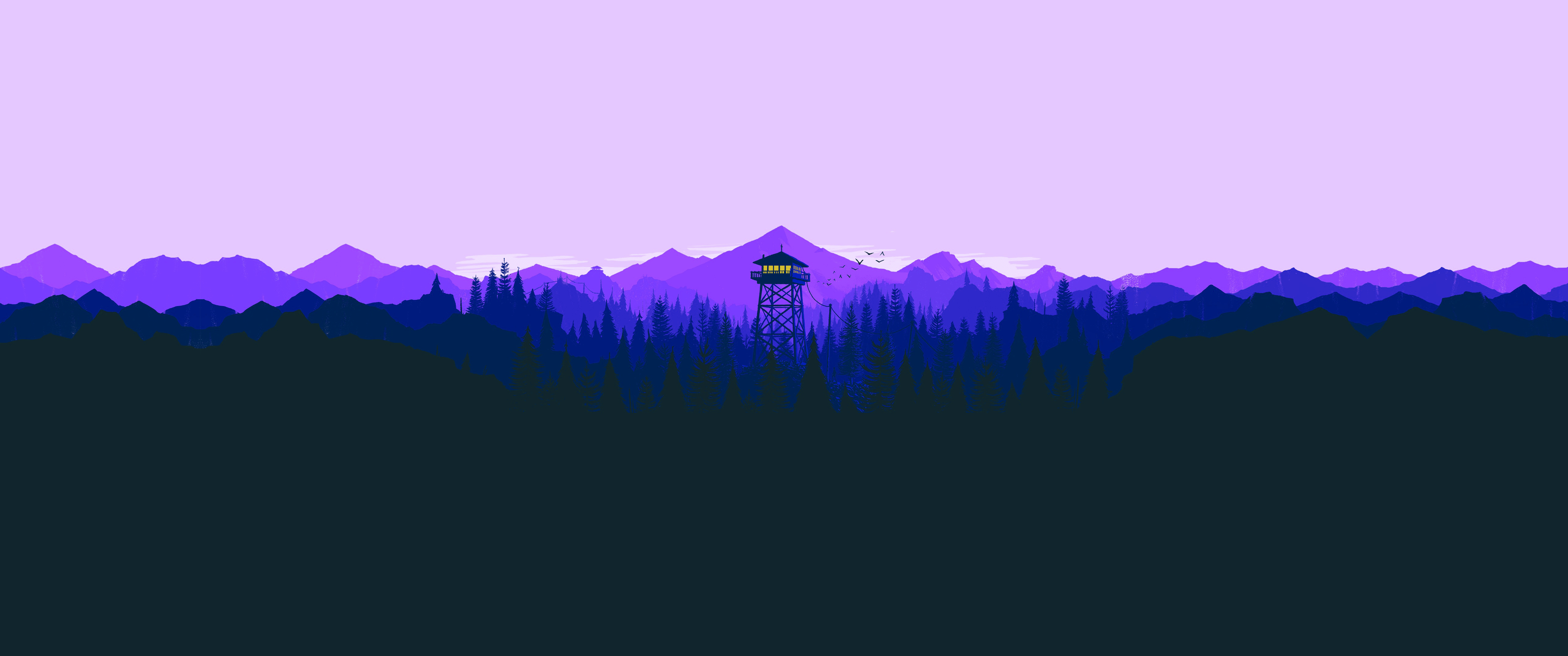 3440x1440 I created a dusk version of the Firewatch ultrawide wallpaper that is great for dynamic displays! I provided a link for the wallpaper download