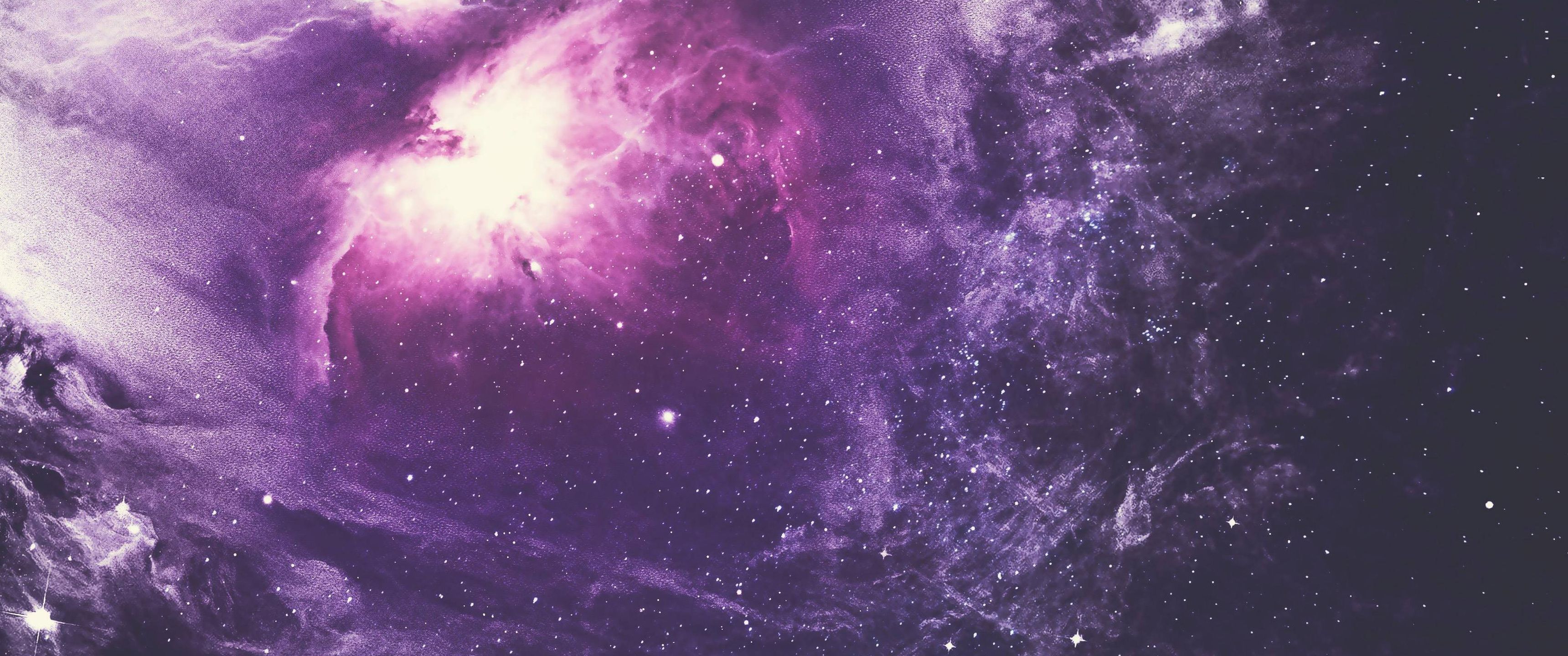 3440x1440 Purple Nebula 4k UltraWide Quad HD 1440P , HD 4k Wallpaper, Image, Background, Photos and Picture