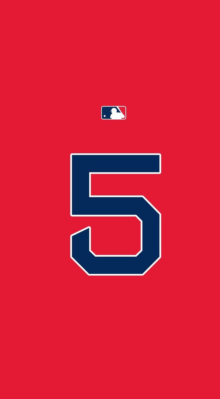 736x1334 MLB Number 5 Baseball Wallpaper. Jersey number wallpaper, Mlb logos wallpaper, Big papi wallpaper