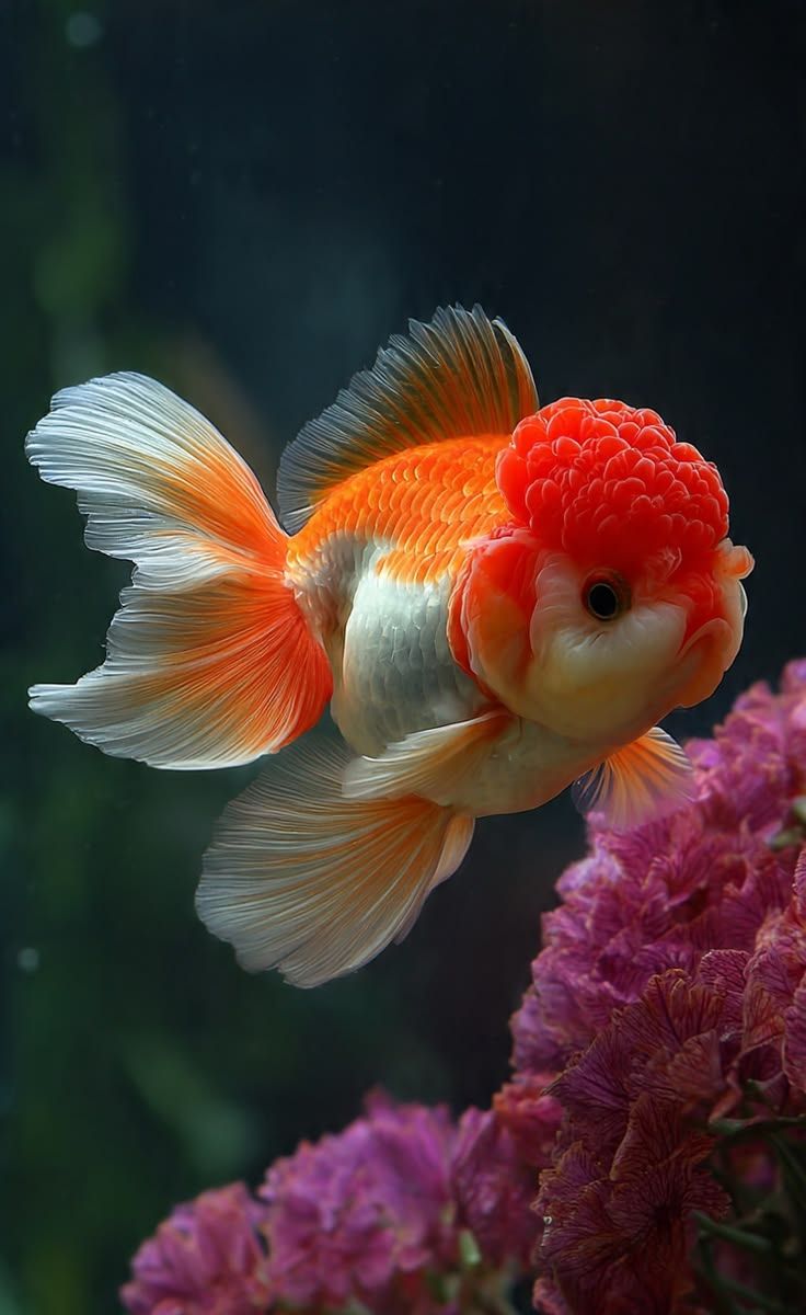 736x1200 Gold fish photography. Fish picture gold fish, Beautiful goldfish, Oranda fish