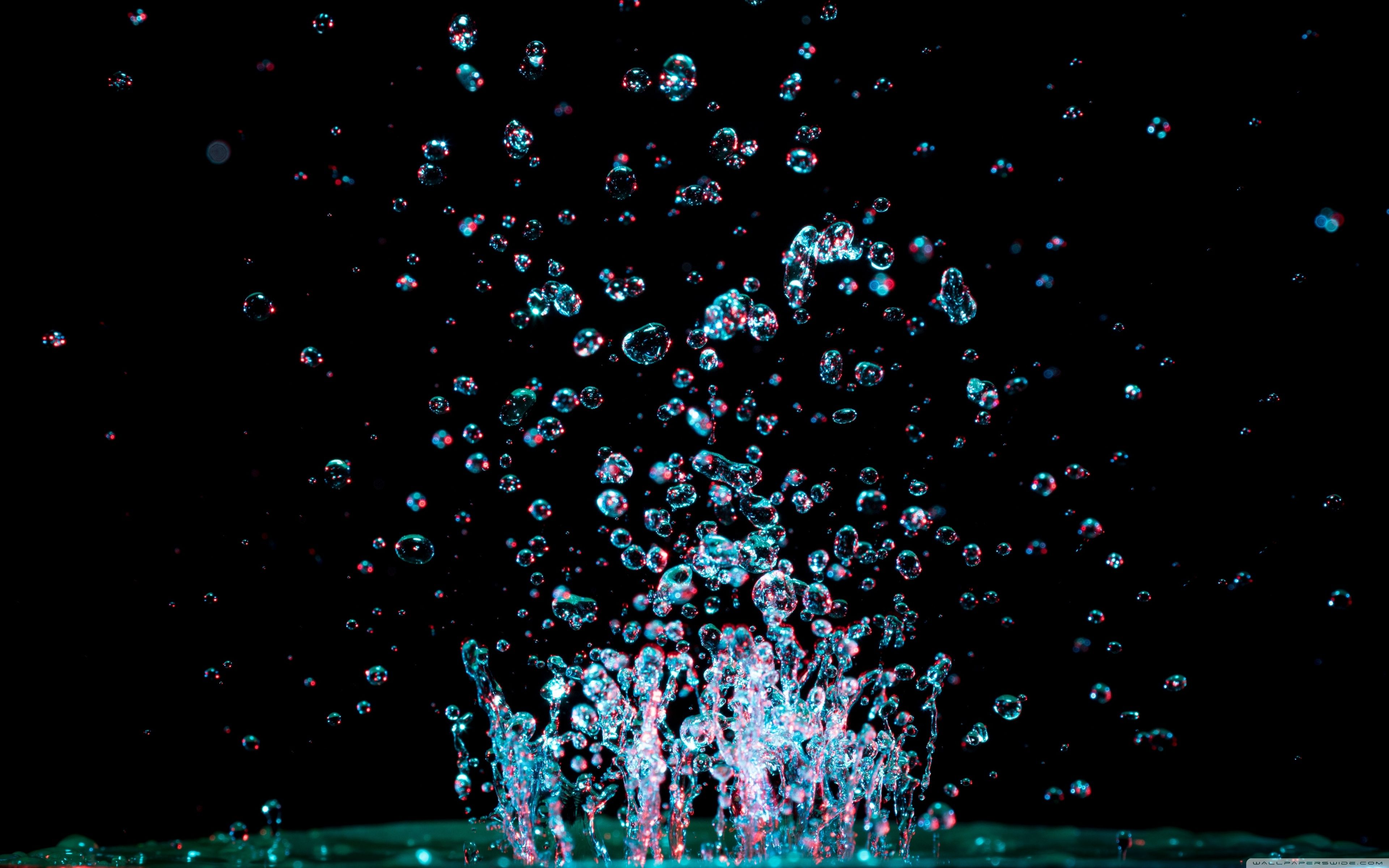 3840x2400 Water Drops Anti Gravity 4K UHD Wallpaper for UltraHD Desktop and TV : Widescreen and UltraWide Display : Dual and Triple Monitor : Smartphone and Tablet Devices