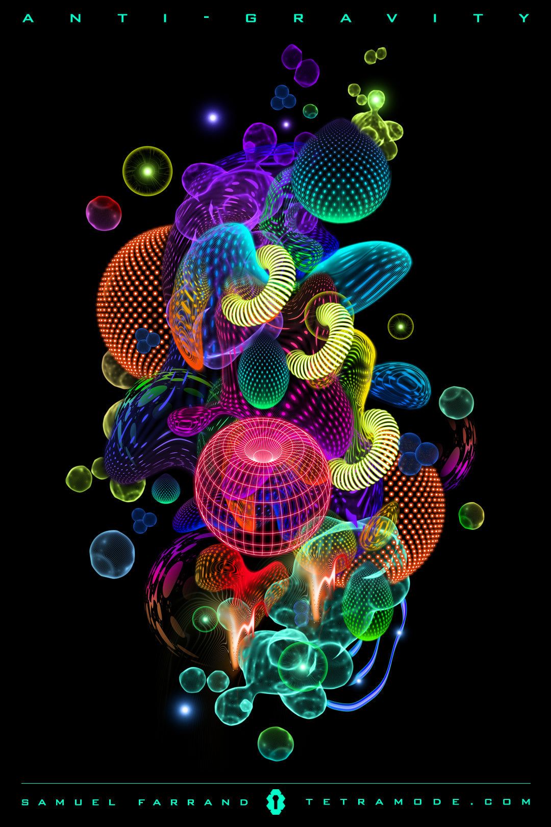 1080x1620 Anti Gravity Psychedelic Abstract Digital Art