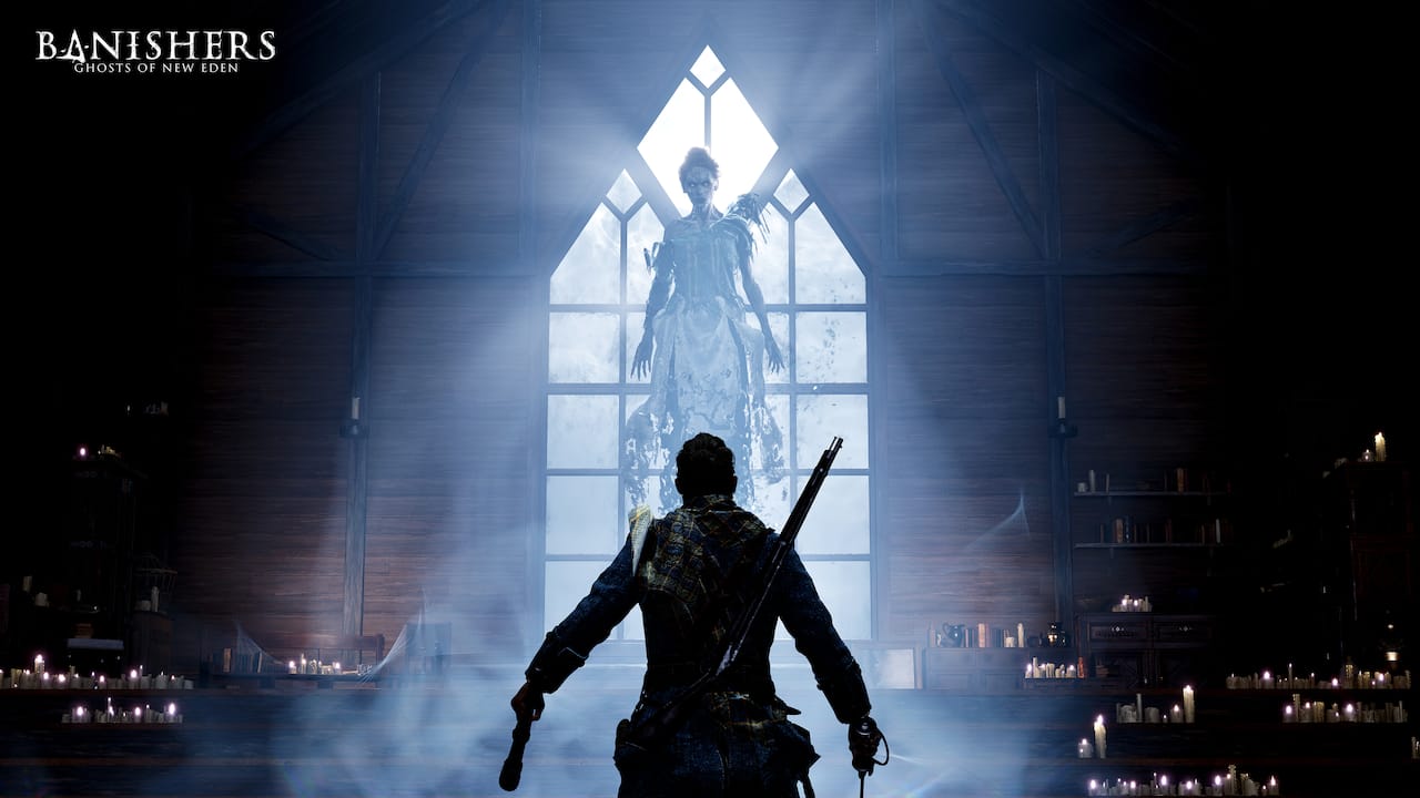 1280x720 Banishers: Ghosts of New Eden: Restless spirits stir in the Massachusetts wilderness Games Store