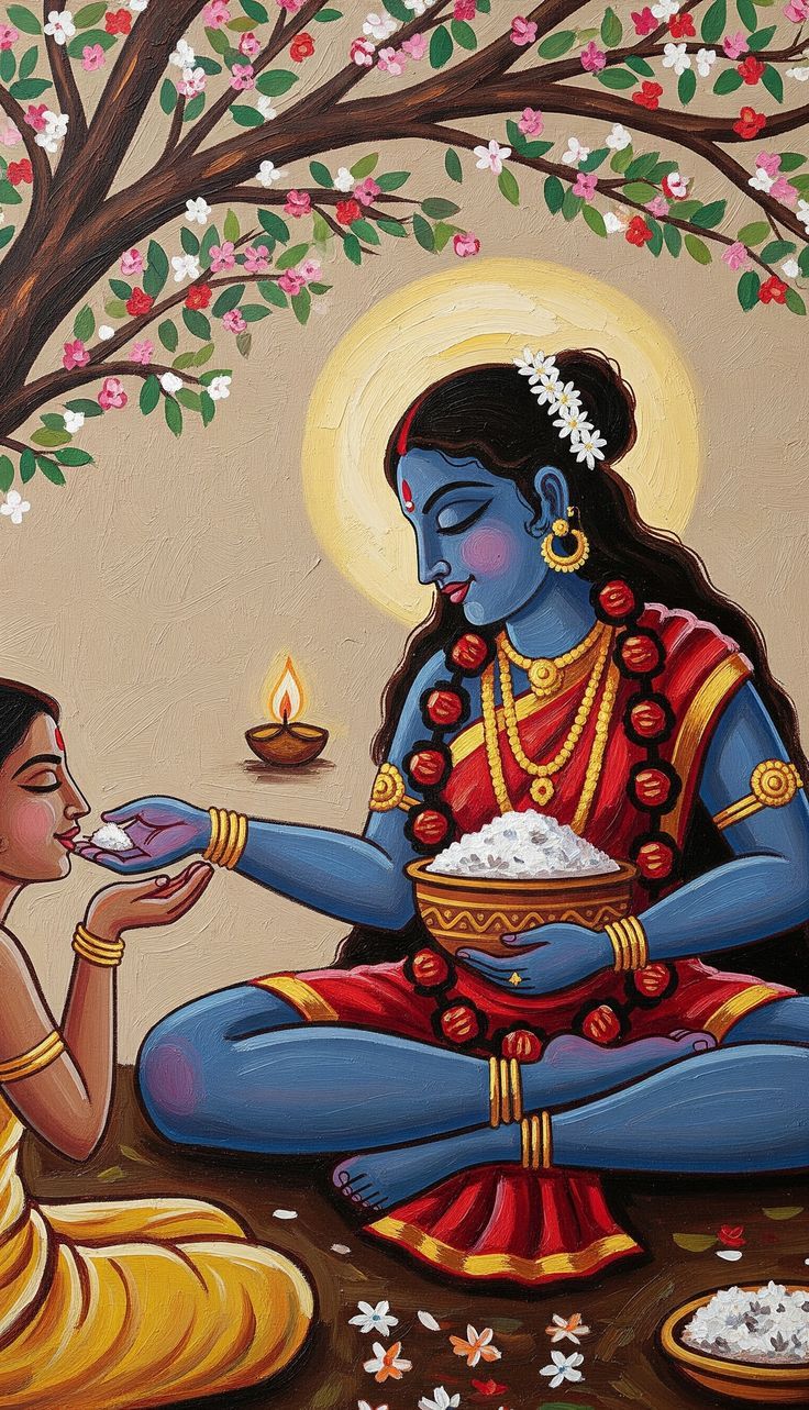 736x1283 Maa Kali Wallpaper