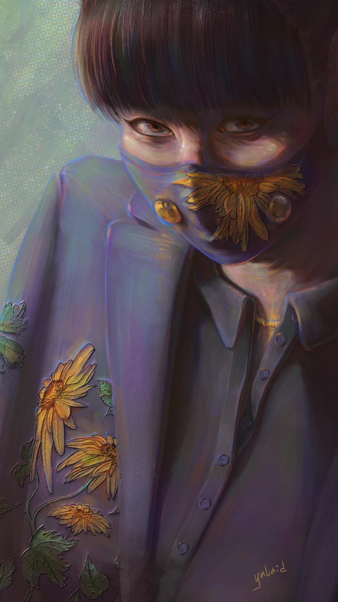 1105x1964 Azami (fan art by me)
