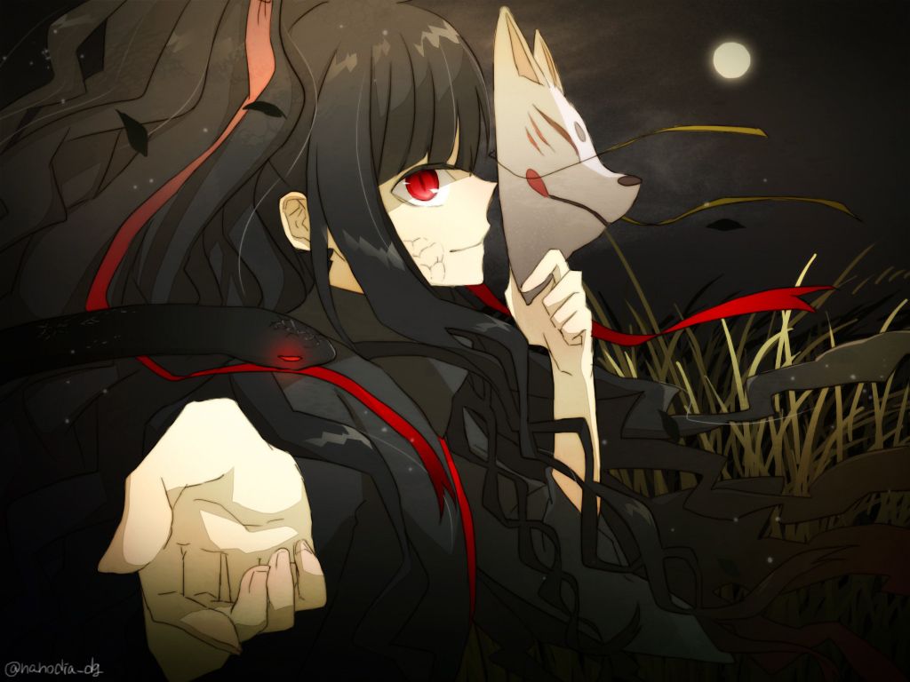 1024x768 Azami (Kagerou Project). Anime Image Board