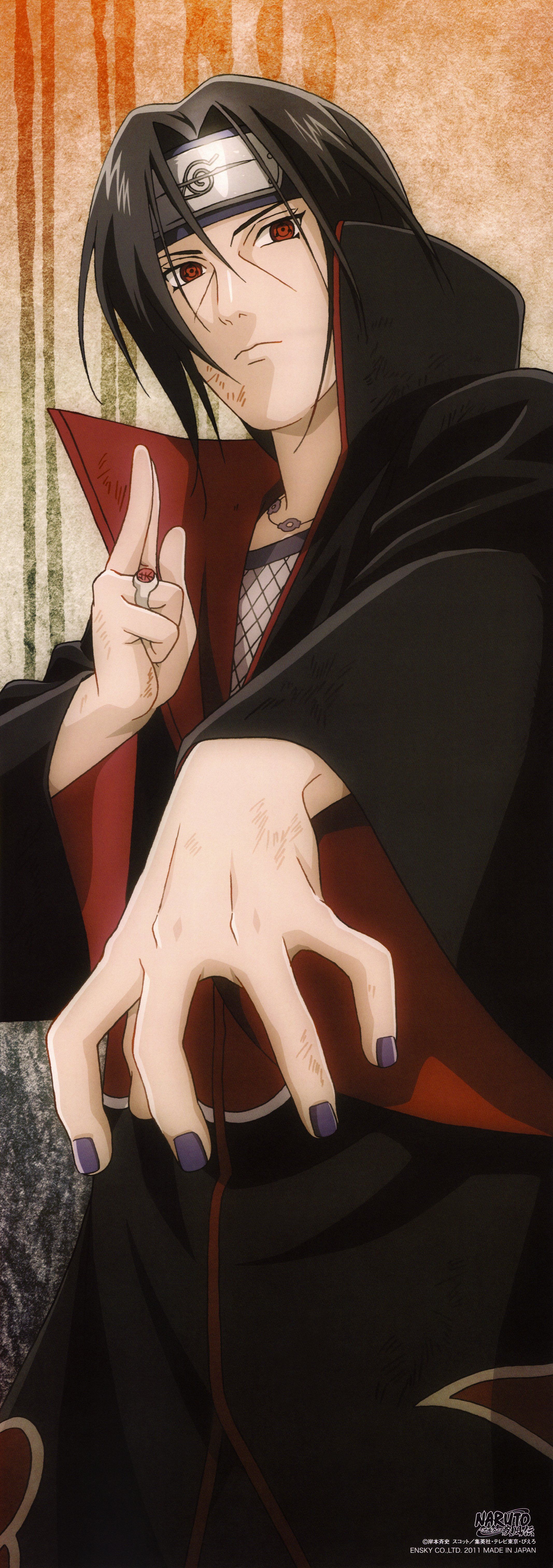 2134x6048 Itachi Uchiha Akatsuki 4K Anime Wallpaperx6048