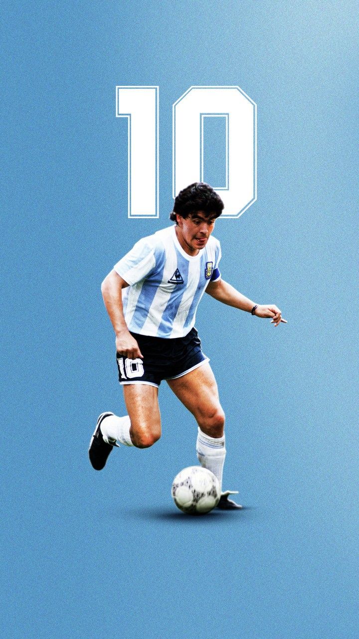 720x1280 Maradona number 10 wallpaper. Maradona fondos, Lionel messi, Fifa player