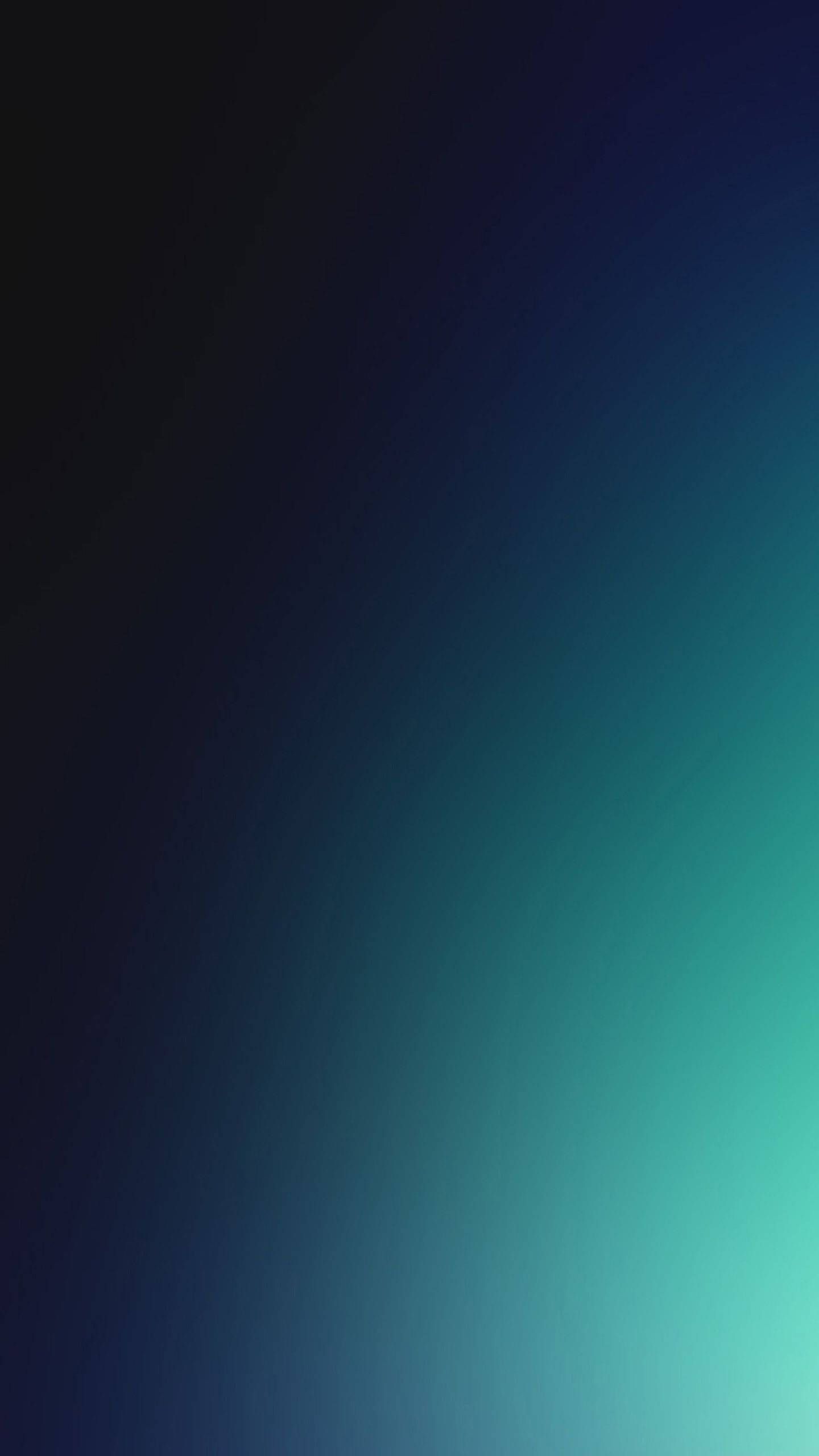 1440x2560 Download Black And Turquoise Gradient Color iPhone Wallpaper