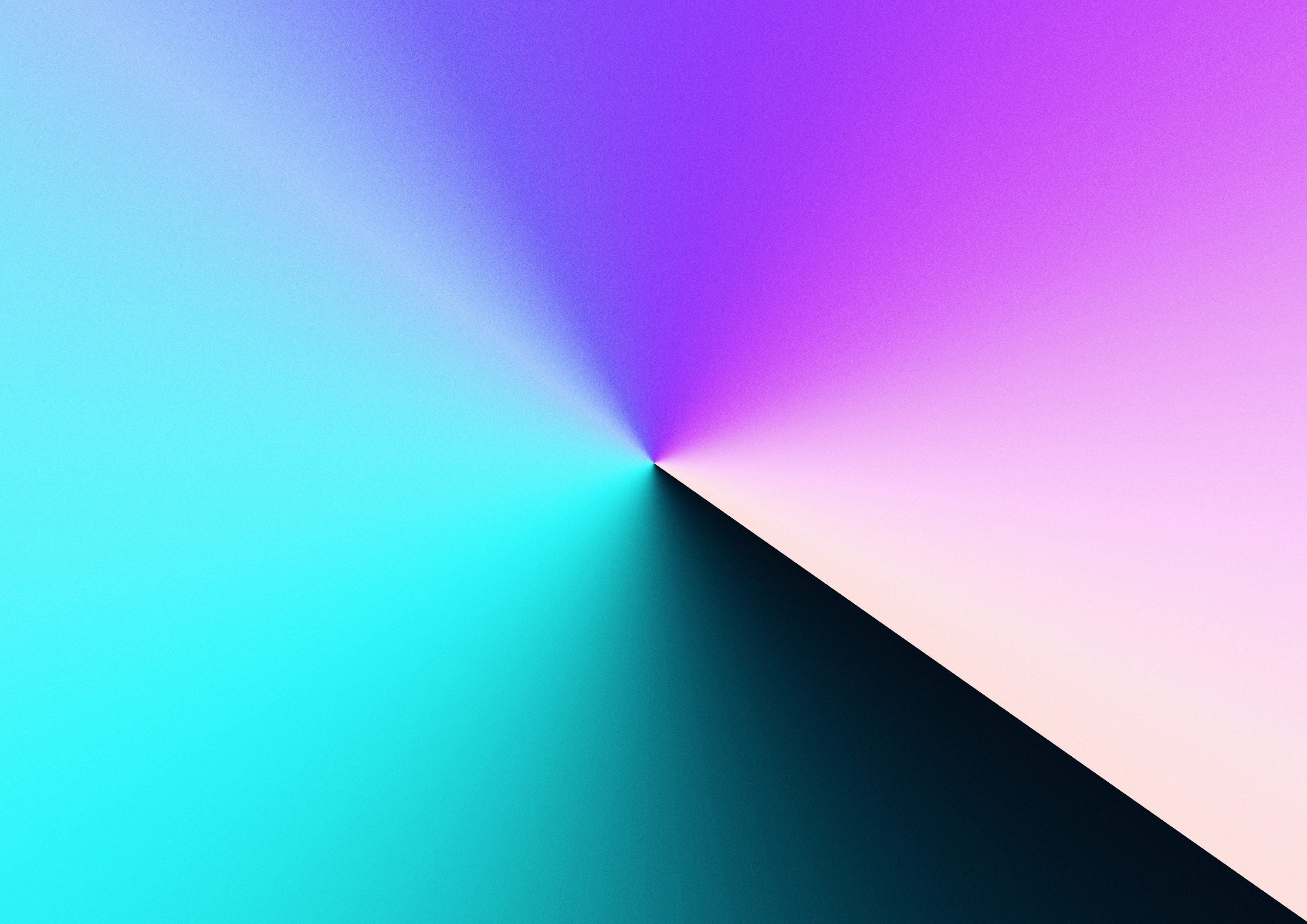 3000x2121 Abstract gradient of turquoise, purple, and pink colors