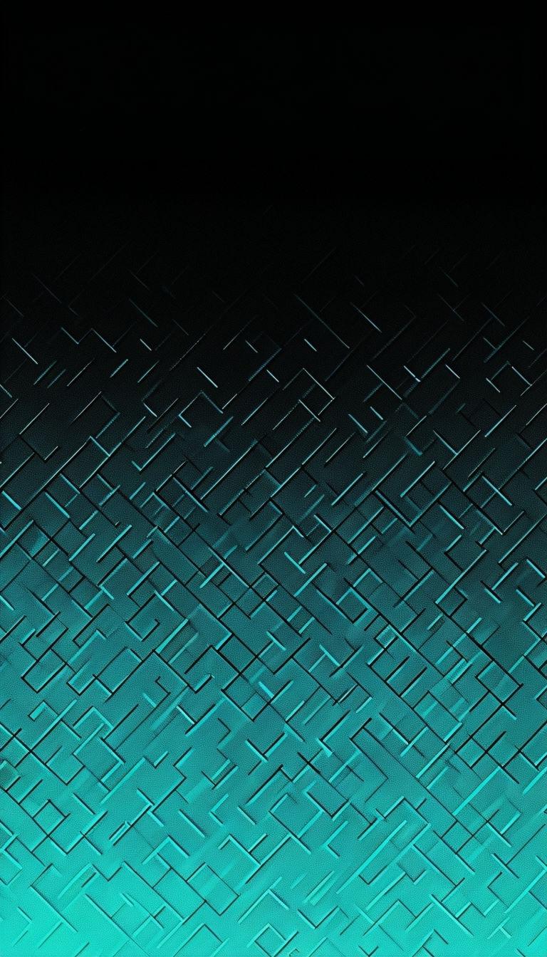 768x1344 Modern Turquoise Gradient Minimalist Pattern Phone Case Cover