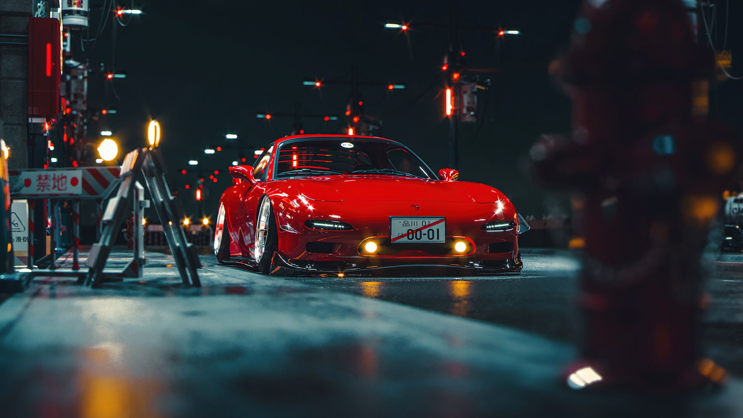 2560x1440 Mazda RX 7 Wallpaper 4K, JDM Cars, Japanese, AI Art