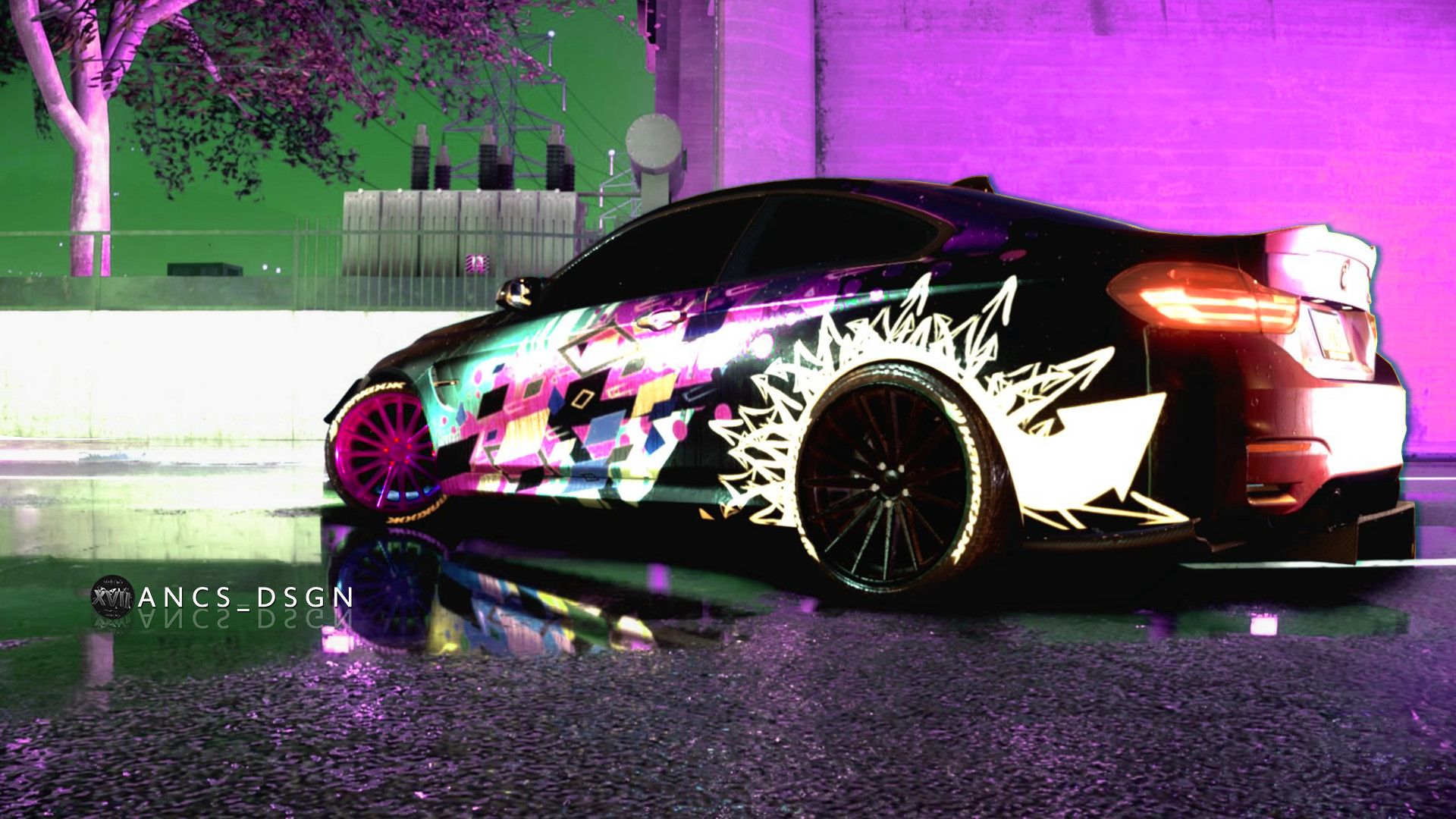 1920x1080 BMW M4 Full Custom