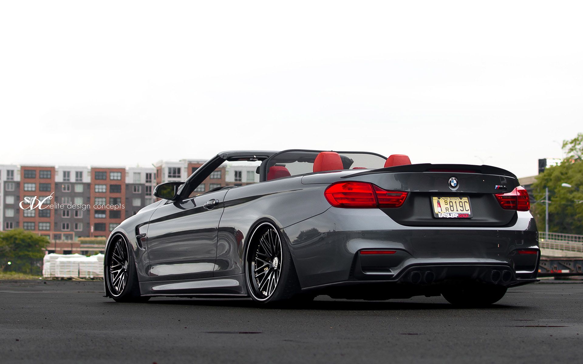 1920x1200 Mineral Grey BMW M4 Convertible with EDC Rims. BMW Car Tuning BLOG