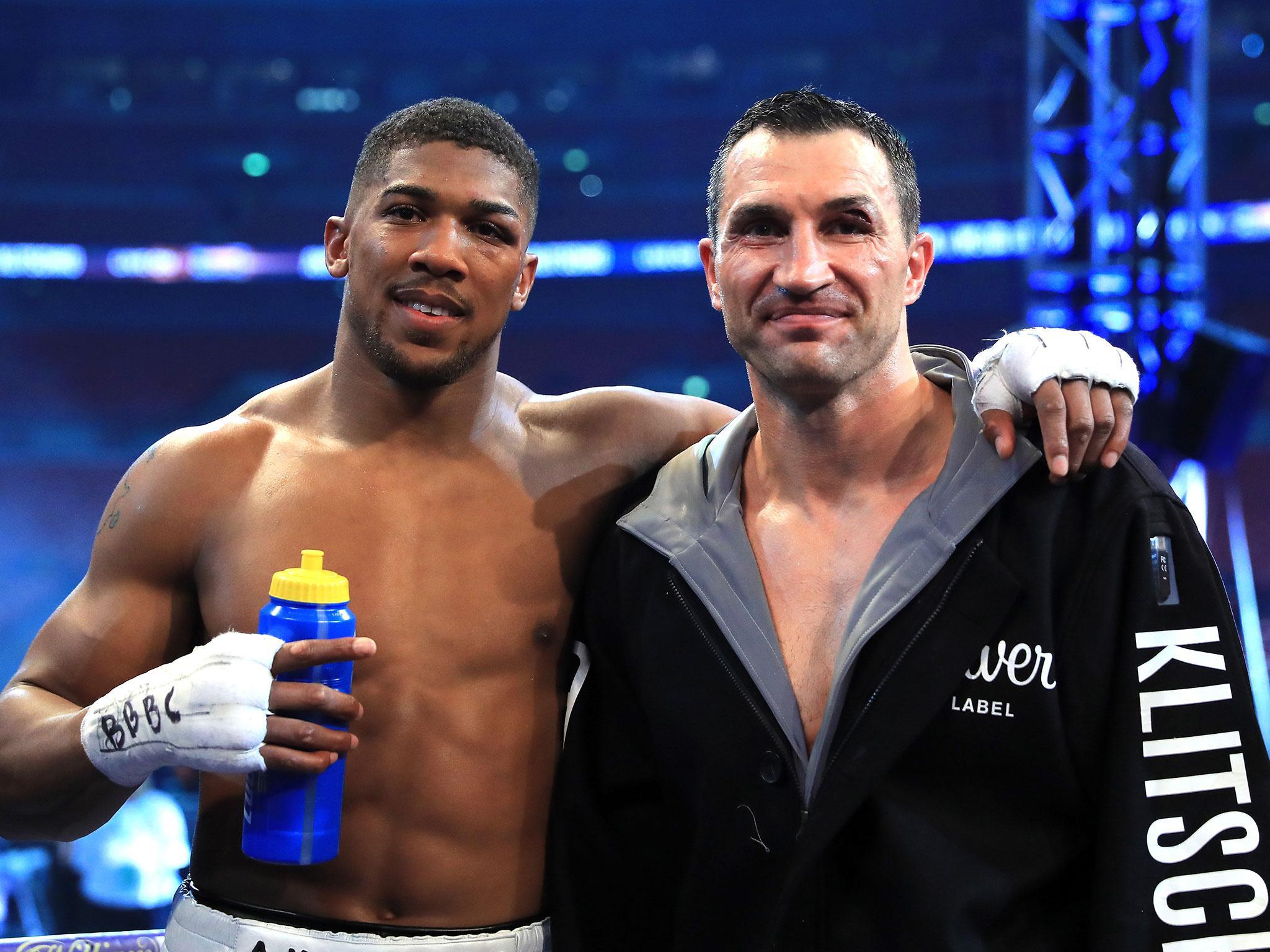 2048x1536 Anthony Joshua vs Wladimir Klitschko rematch a possibility with Brit happy to step into the ring again