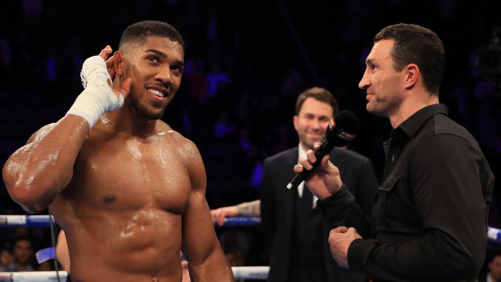2048x1152 Anthony Joshua v Wladimir Klitschko to match UK attendance record