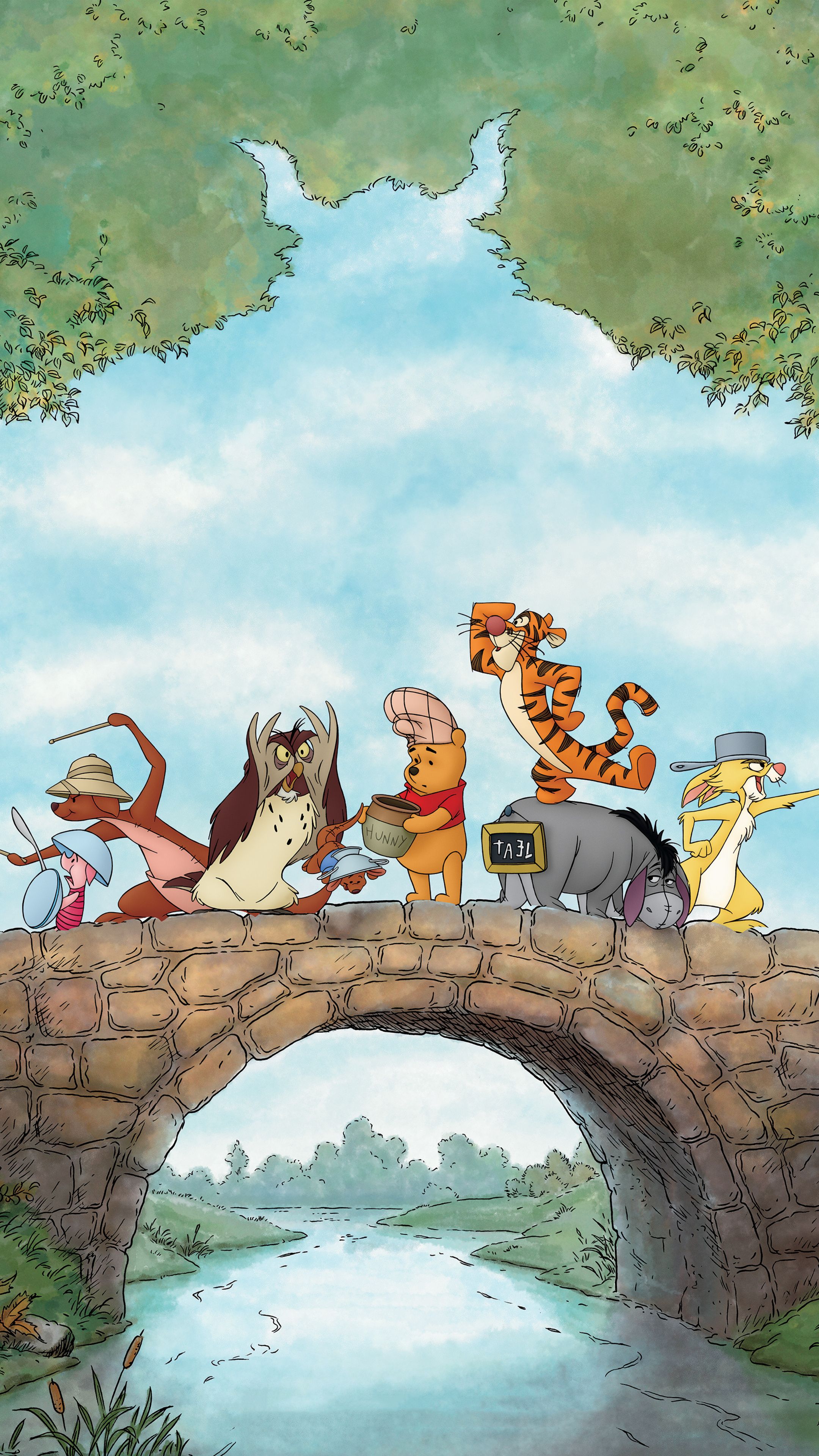 2160x3840 Winnie the Pooh Wallpaper