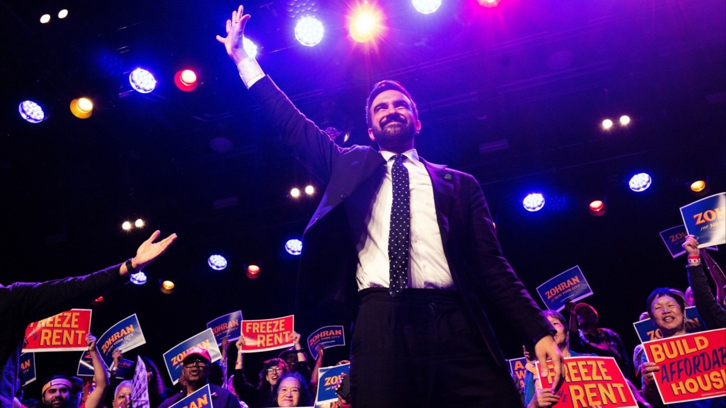 1440x810 Wall Street reels from Zohran Mamdani's victory in New York mayoral primary