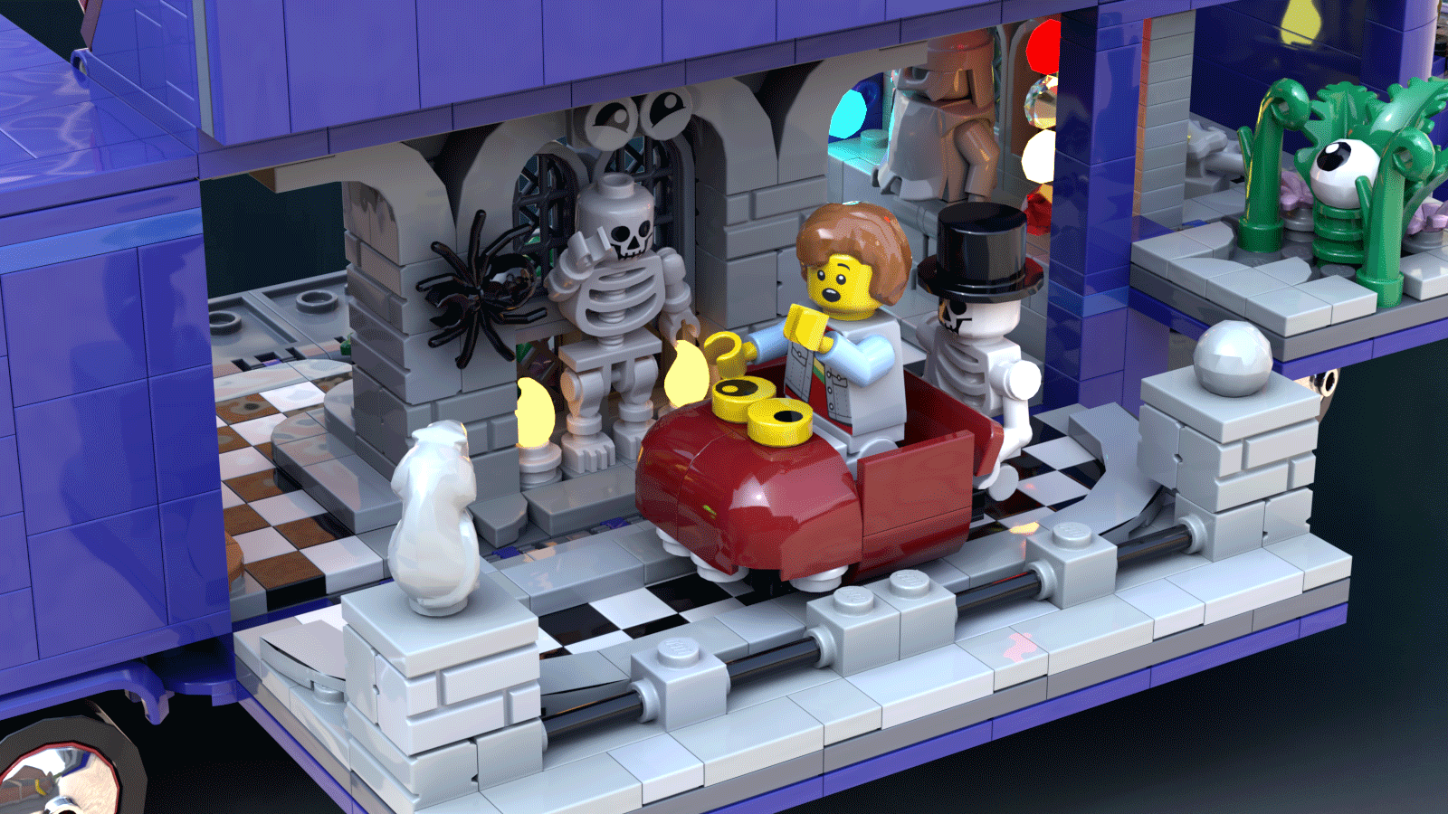 1600x900 Happy Halloween with the vintage ghost train