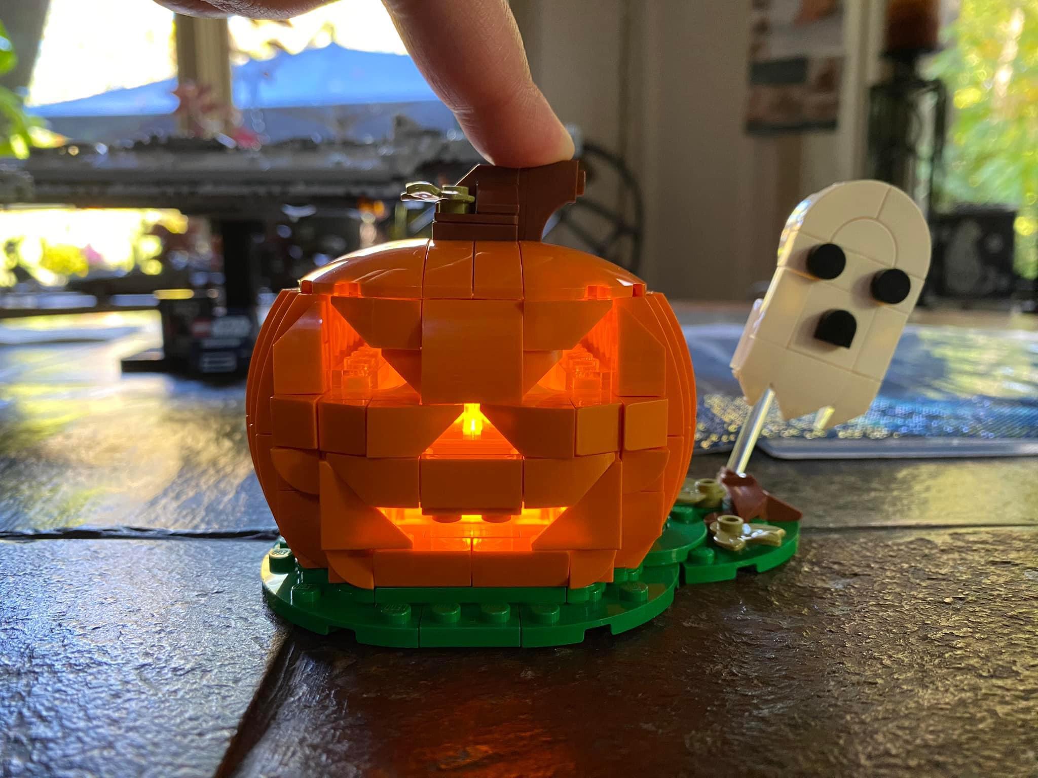 2048x1536 Was just given this Lego Pumpkin for Halloween from my older brother & sister in law. And he is so cute