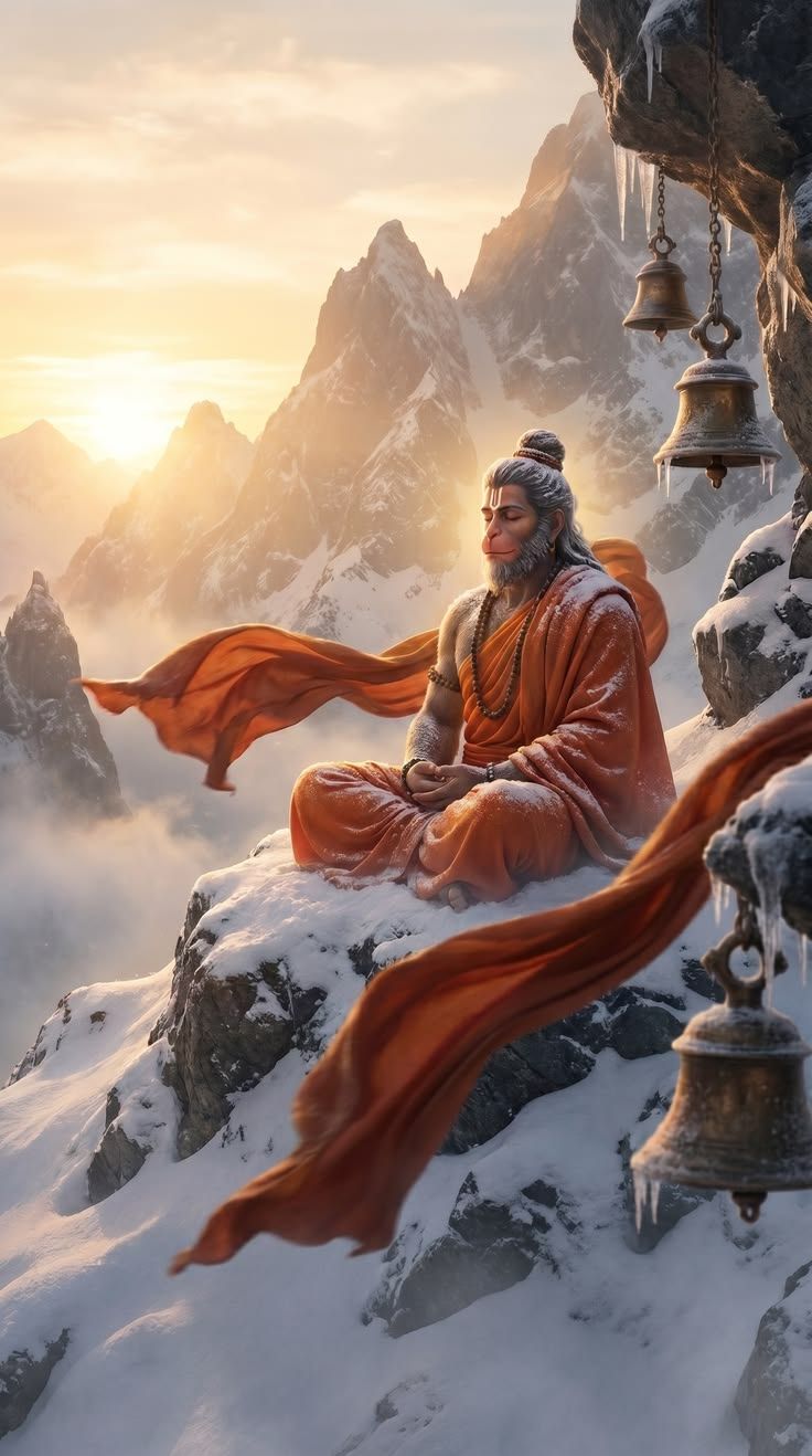 736x1318 Lord Hanuman. Shiva image wallpaper, Hindu gods painting, Lord shiva with devotee