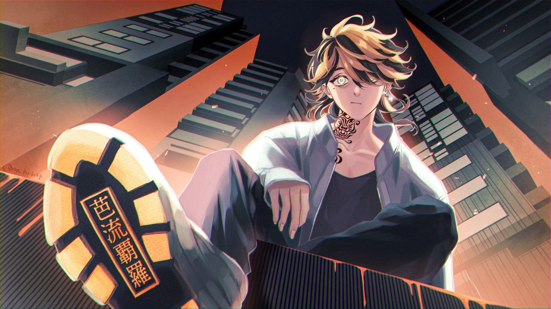 1920x1080 Kazutora Hanemiya Tokyo Revengers HD Wallpaper: Urban Night Vibesx2066