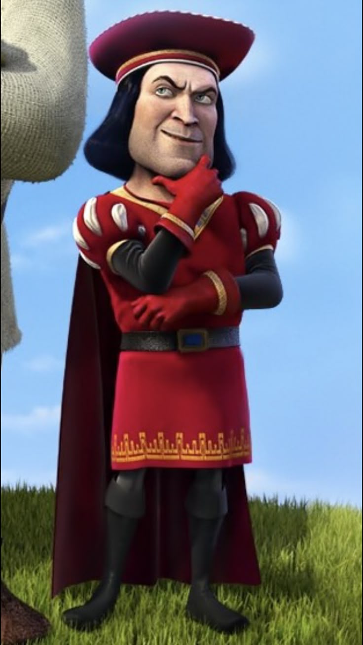 736x1308 Lord farquaad character. Farquad costume, Shrek lord farquaad hair, Shrek characters