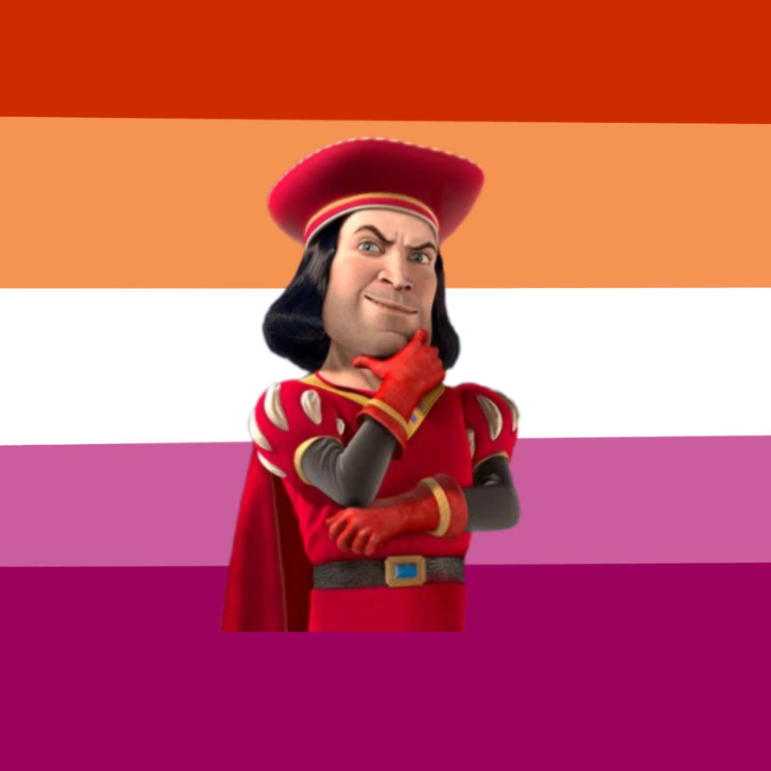1500x1500 Download Lord Farquaad Colorful Stripes Wallpaper