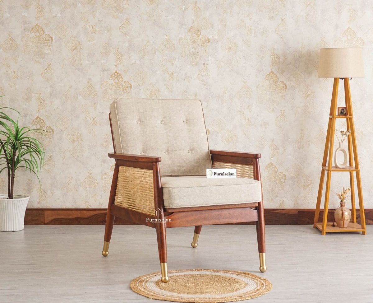1200x974 Upto 50% OFF Chester Wooden Rattan Arm Chair