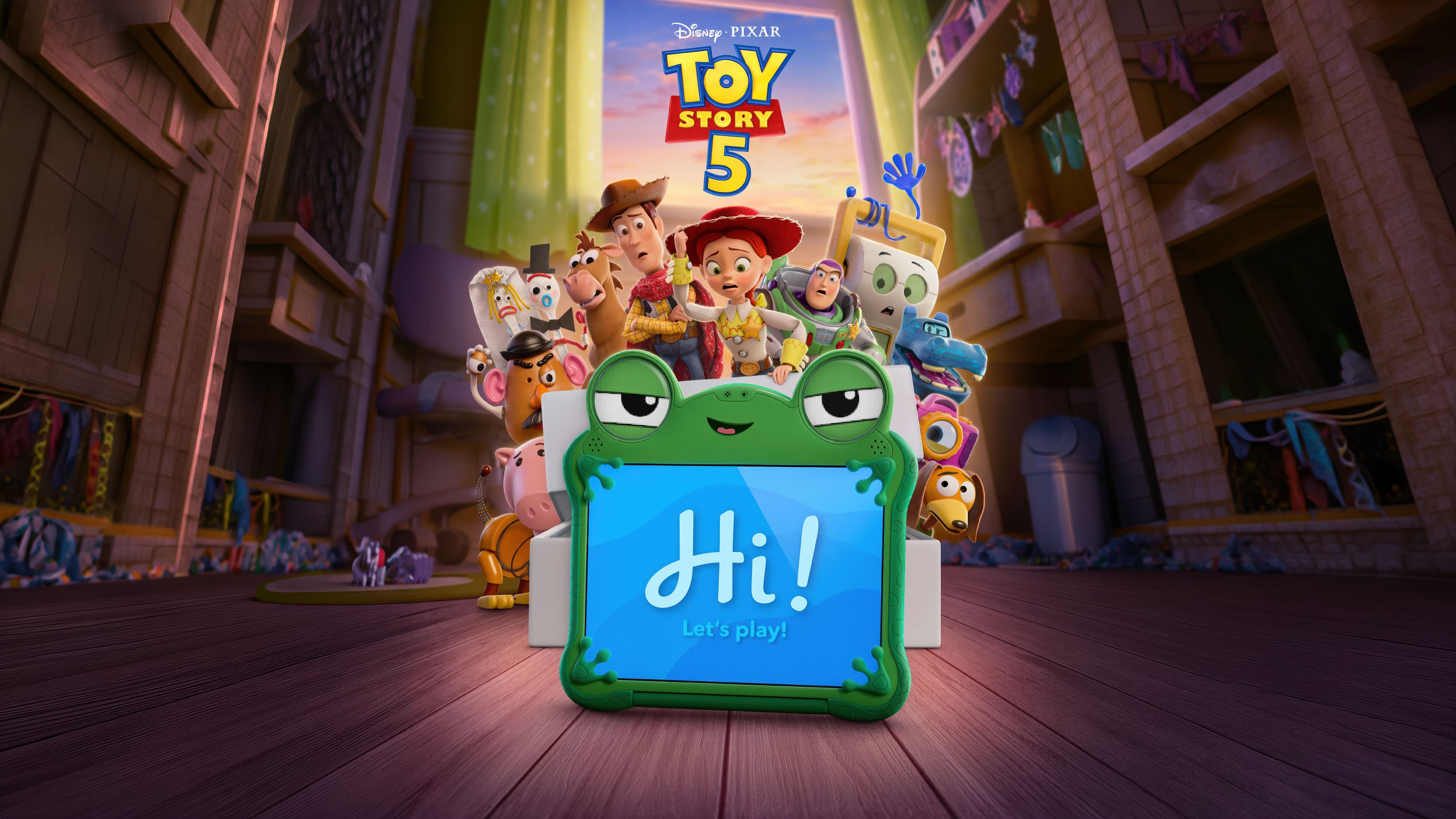 5120x2880 Toy Story 5 Wallpaper 4K, 5K, Movie poster, 2026 Movies